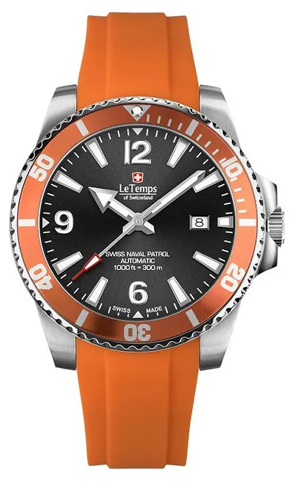 Le Temps LT104514BR05 Swiss Naval Patrol SWISS NAVAL PATROL AUTOMATIC - zdjęcie 1