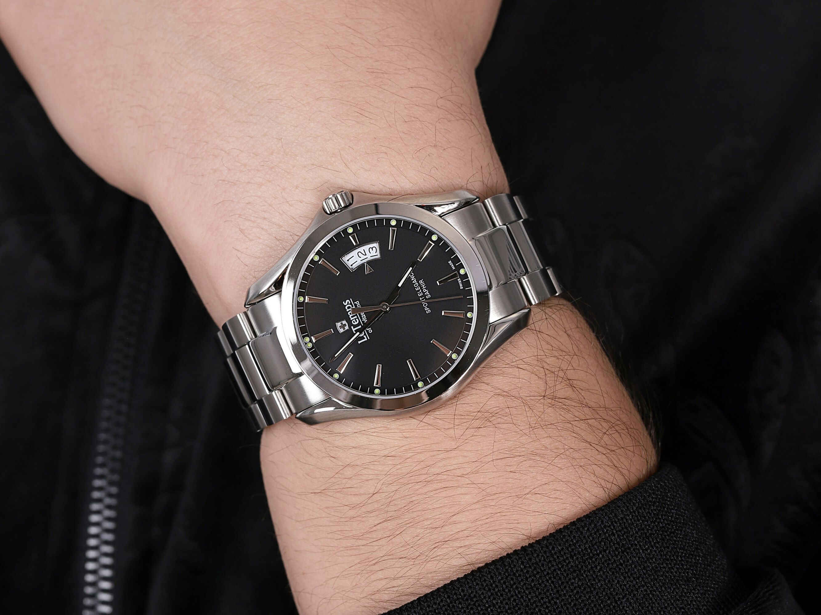 Le Temps LT1080.12BS01 męski zegarek Sport Elegance bransoleta - miniatura 4