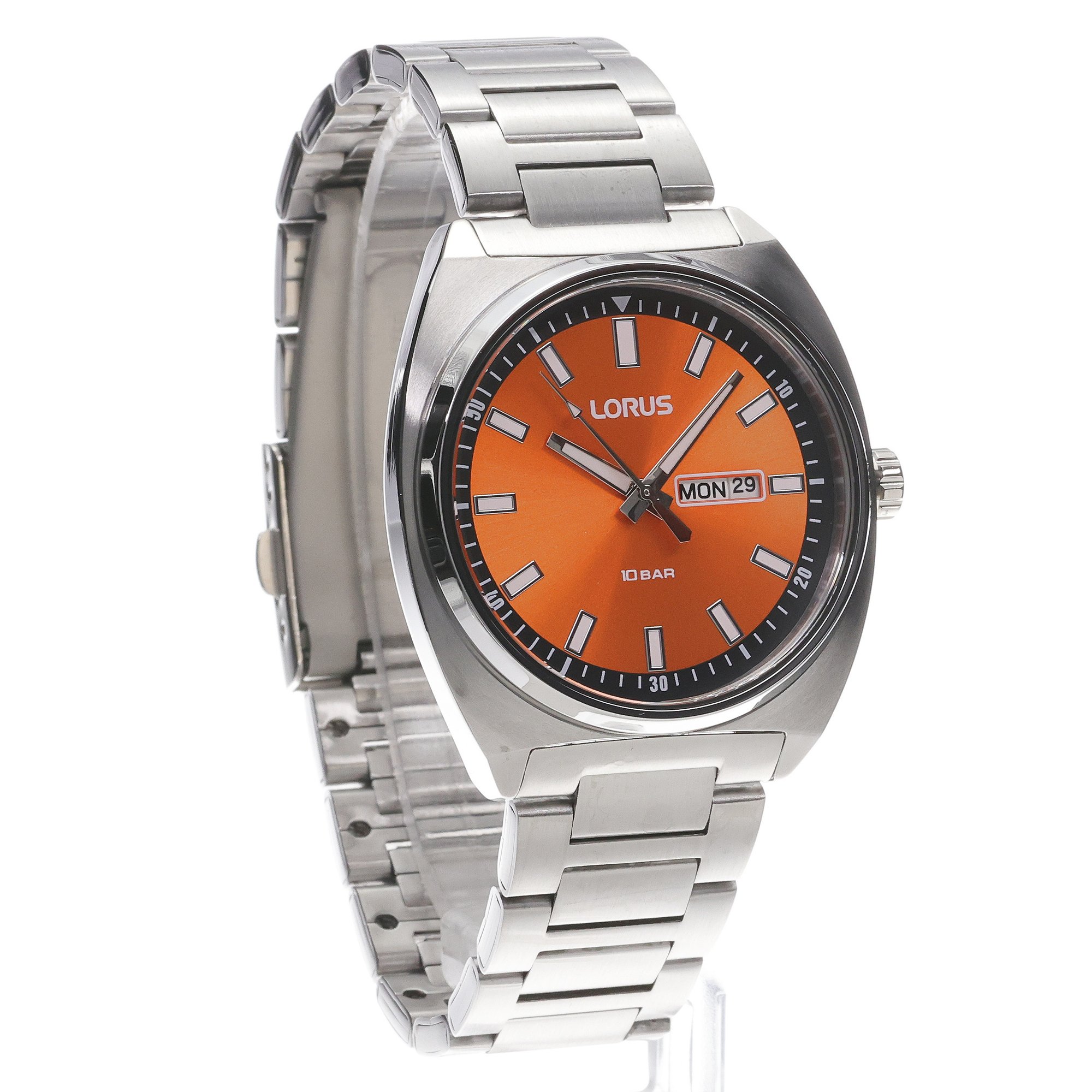 Lorus RH315BX9 zegarek srebrny klasyczny Klasyczne bransoleta