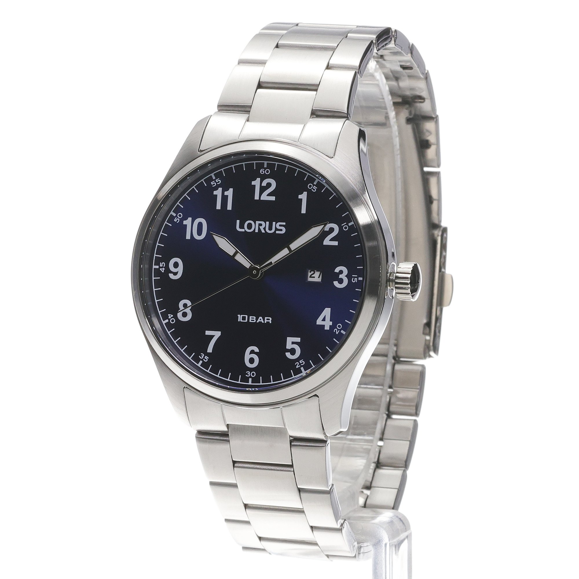 Lorus RH973SX9 zegarek srebrny klasyczny Klasyczne bransoleta