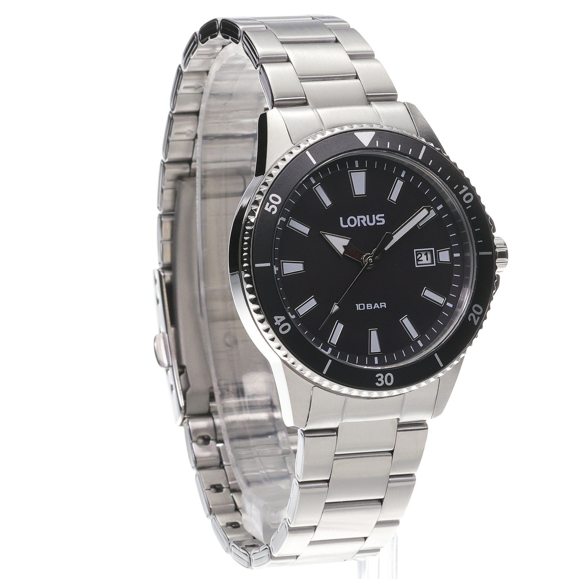 Lorus RH999RX9 zegarek srebrny klasyczny Klasyczne bransoleta - miniatura 3