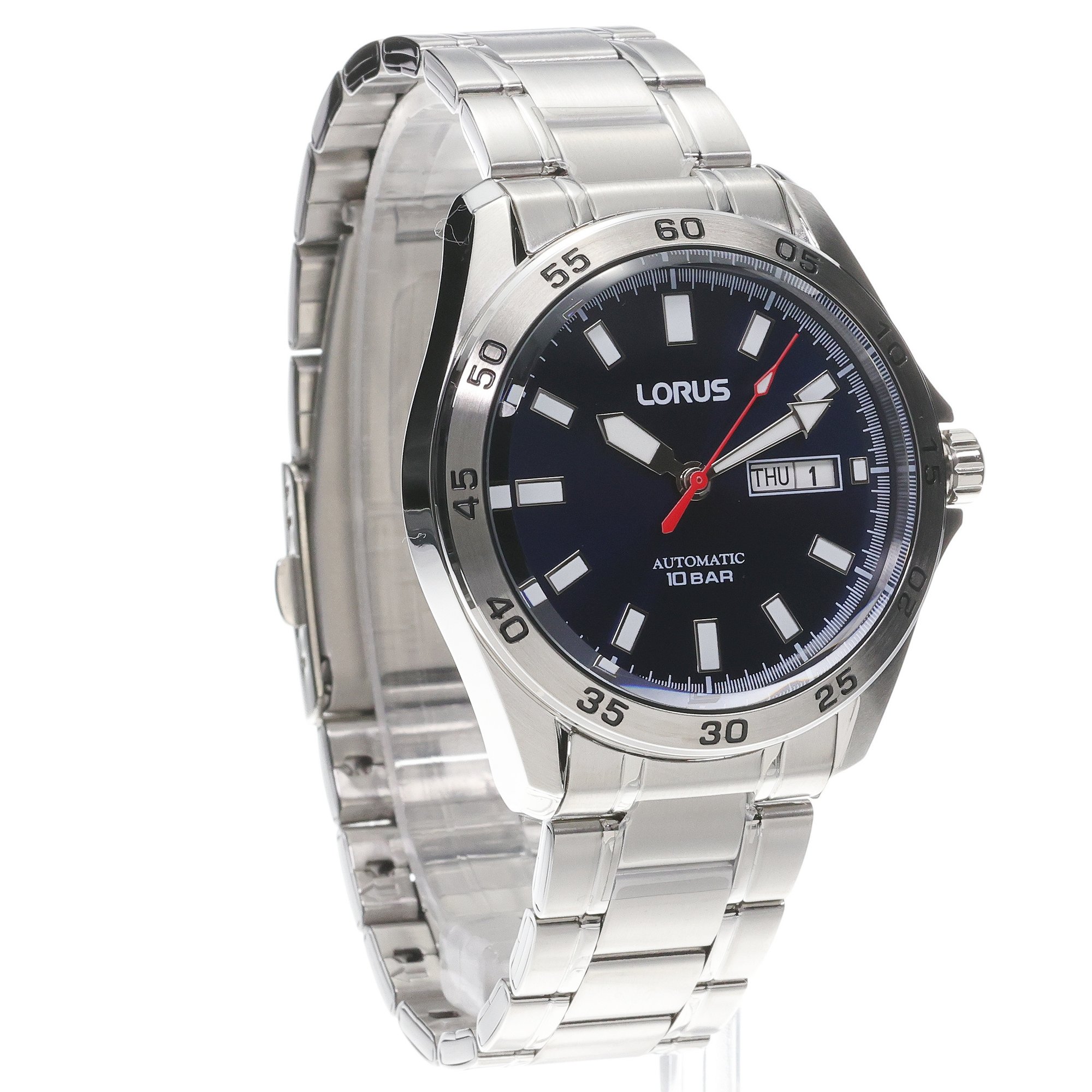 Lorus RL421CX9 zegarek srebrny klasyczny Klasyczne bransoleta - miniatura 3