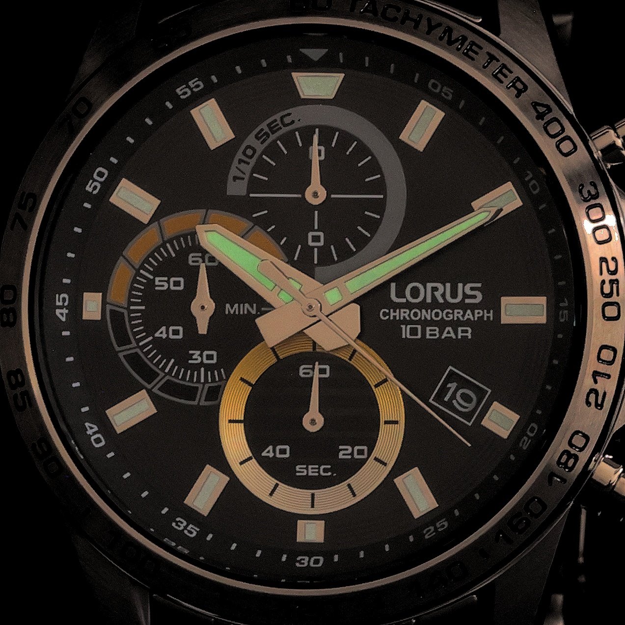 Lorus RM351JX9 zegarek srebrny sportowy Sportowe bransoleta - miniatura 5