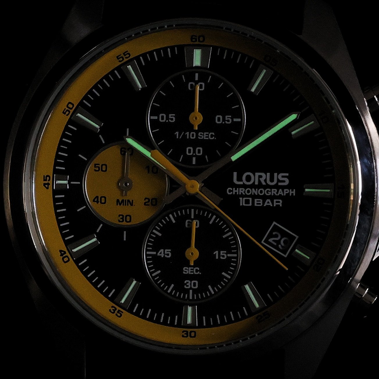 Lorus RM389JX9 zegarek srebrny sportowy Sportowe pasek - miniatura 5