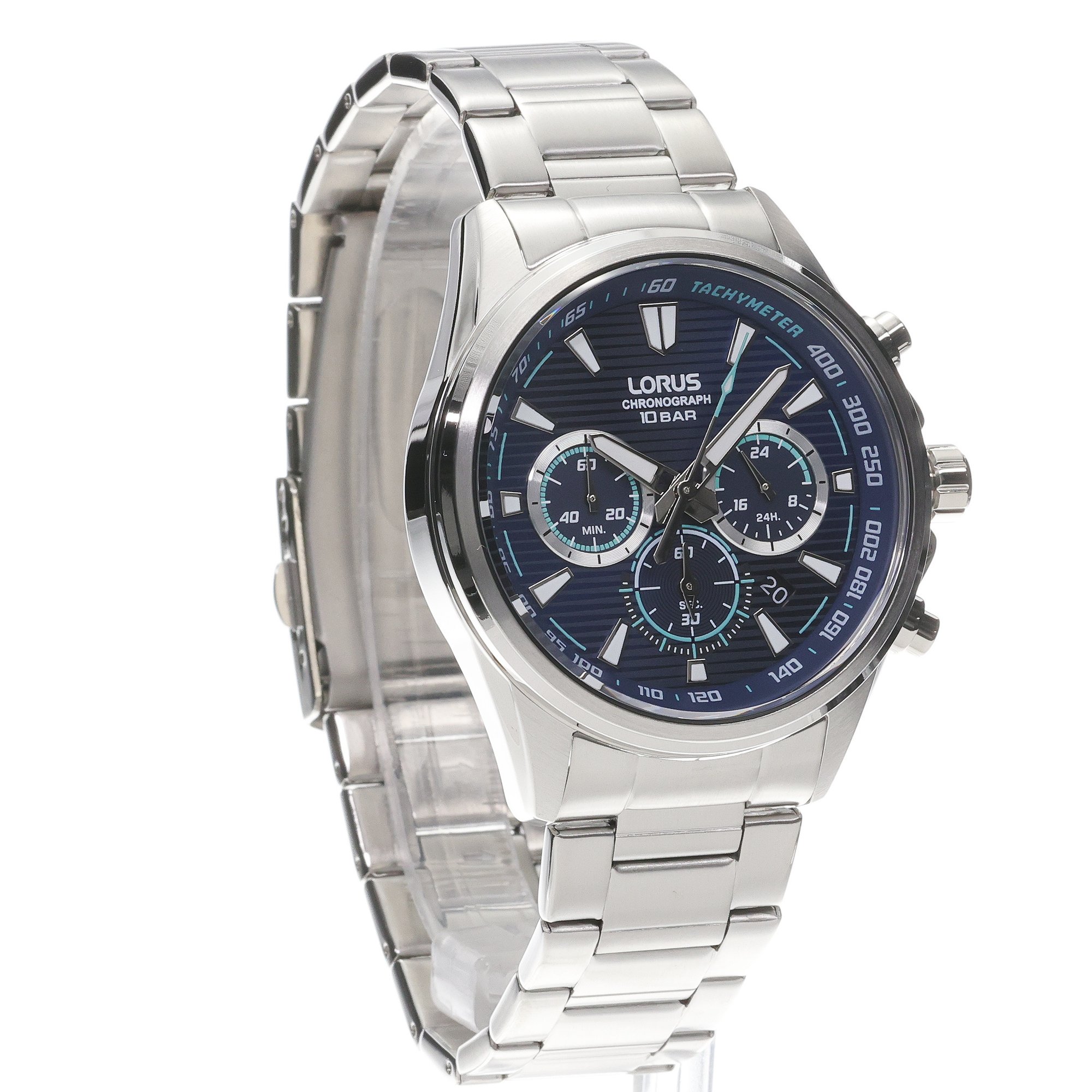 Lorus RT321LX9 zegarek srebrny sportowy Sportowe bransoleta - miniatura 3