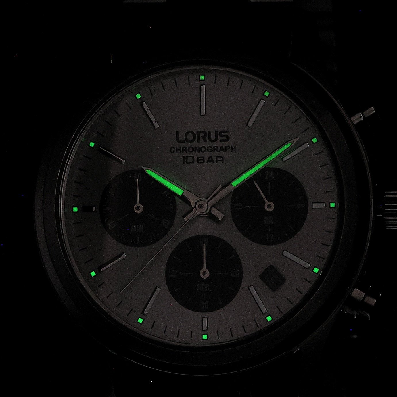 Lorus RT333LX9 Sportowe Sport Chronograph zegarek męski sportowy mineralne - miniatura 5