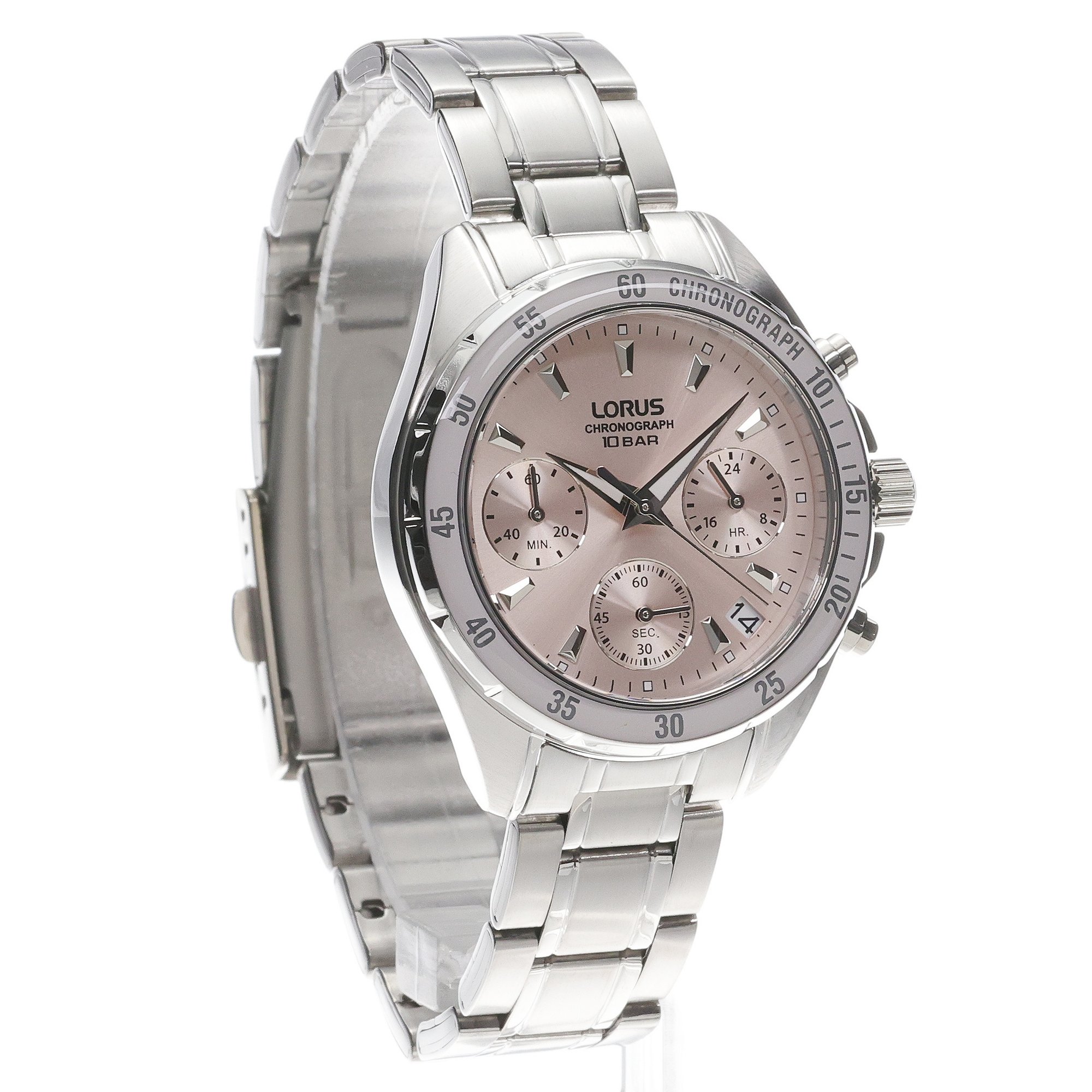 Lorus RT355LX9 Sportowe sportowy zegarek srebrny - miniatura 3