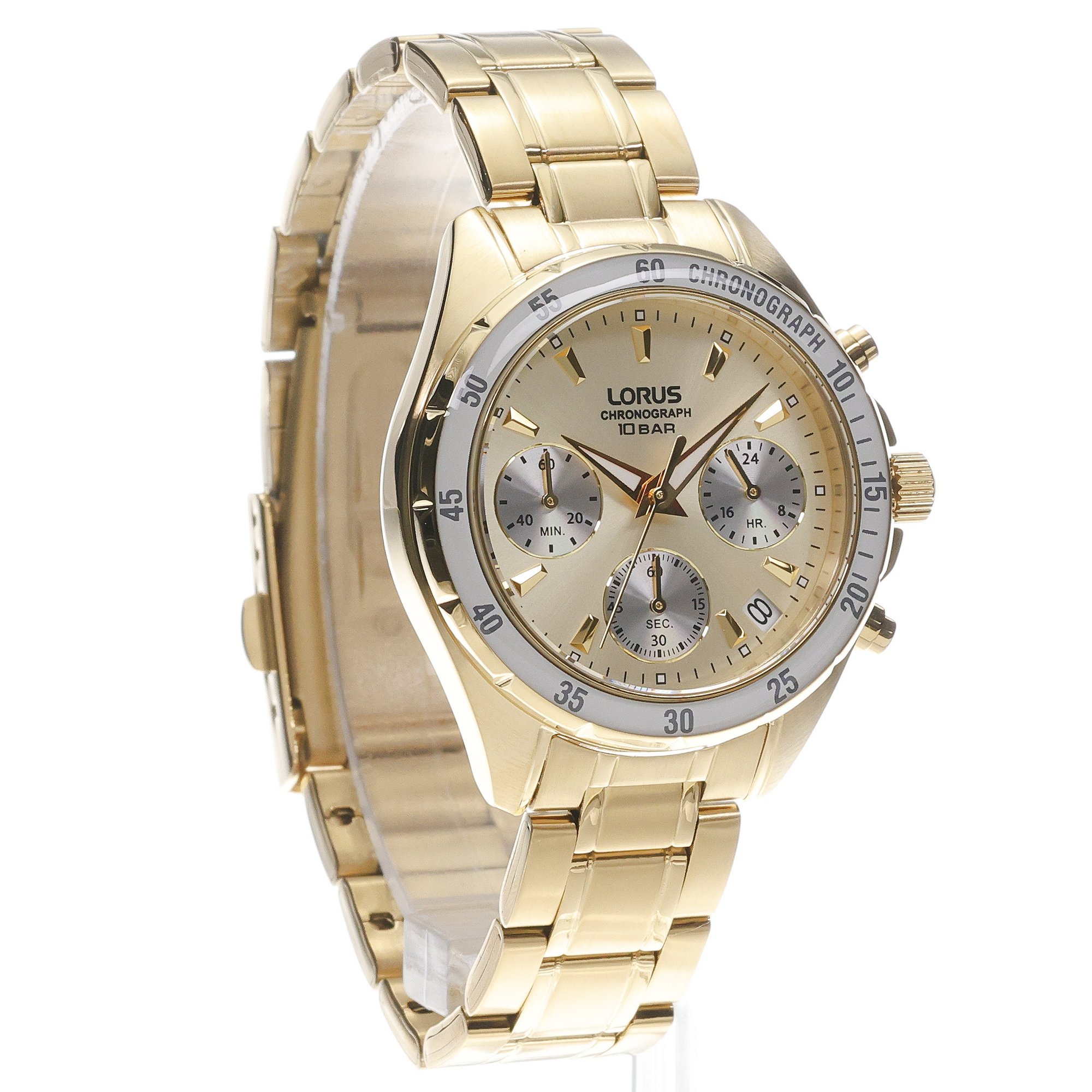 Lorus RT362LX9 zegarek złoty sportowy Sportowe bransoleta - miniatura 3