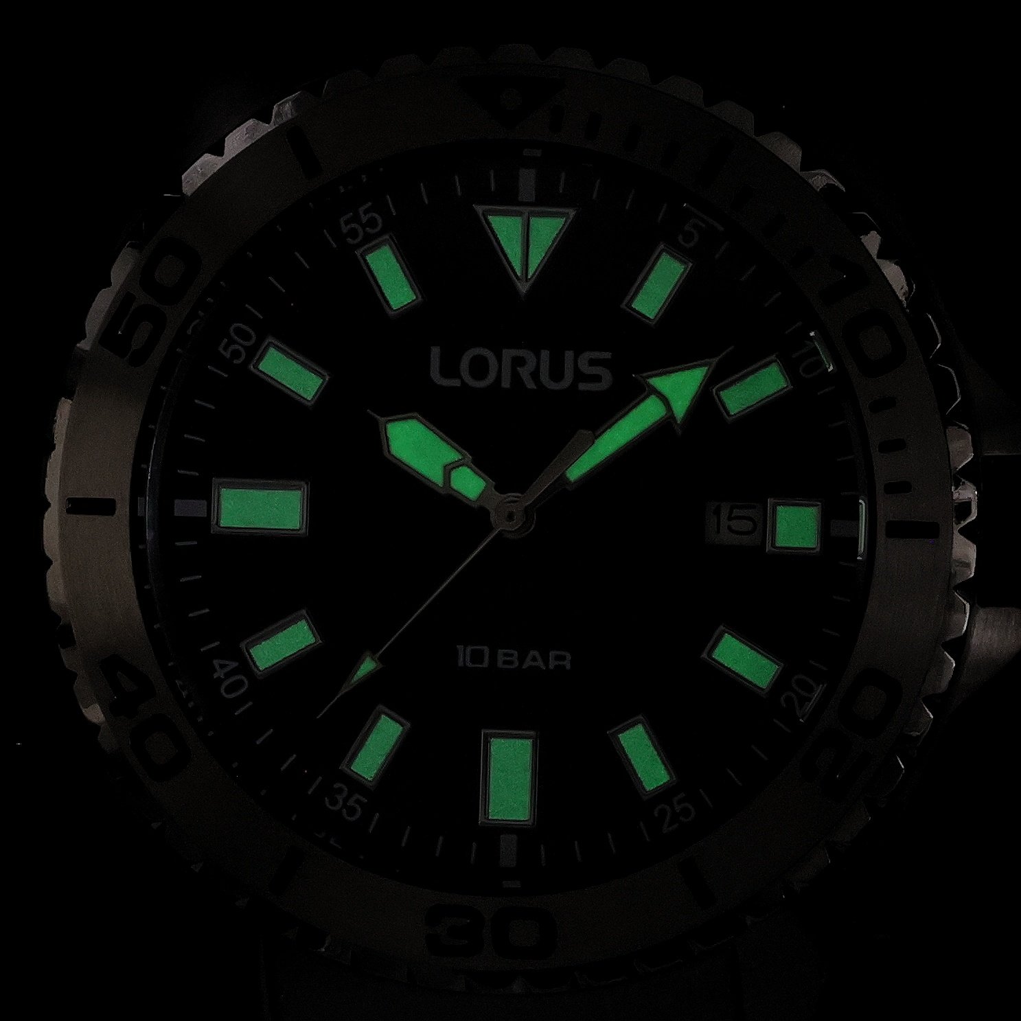 Lorus RXH51KX9 zegarek srebrny sportowy Męskie bransoleta - miniatura 5