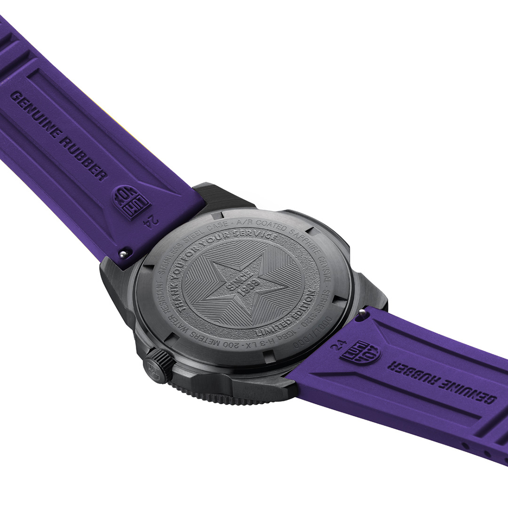 Luminox XS3121BOTYSET Pacific Diver 3120 Series THANK YOU FOR YOUR SERVICE Sea Series klasyczny zegarek czarny - miniatura 7