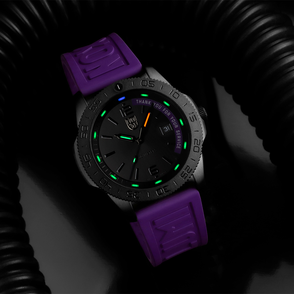 Luminox XS3121BOTYSET Pacific Diver 3120 Series THANK YOU FOR YOUR SERVICE zegarek klasyczny Sea Series - miniatura 10