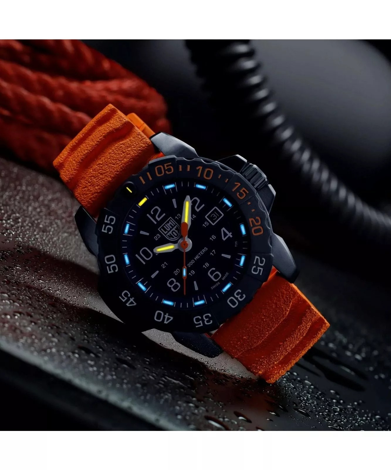 Luminox XS3253CBNSFSET Navy SEAL Foundation 3250 Back To The Blue Series 45mm zegarek - miniatura 9