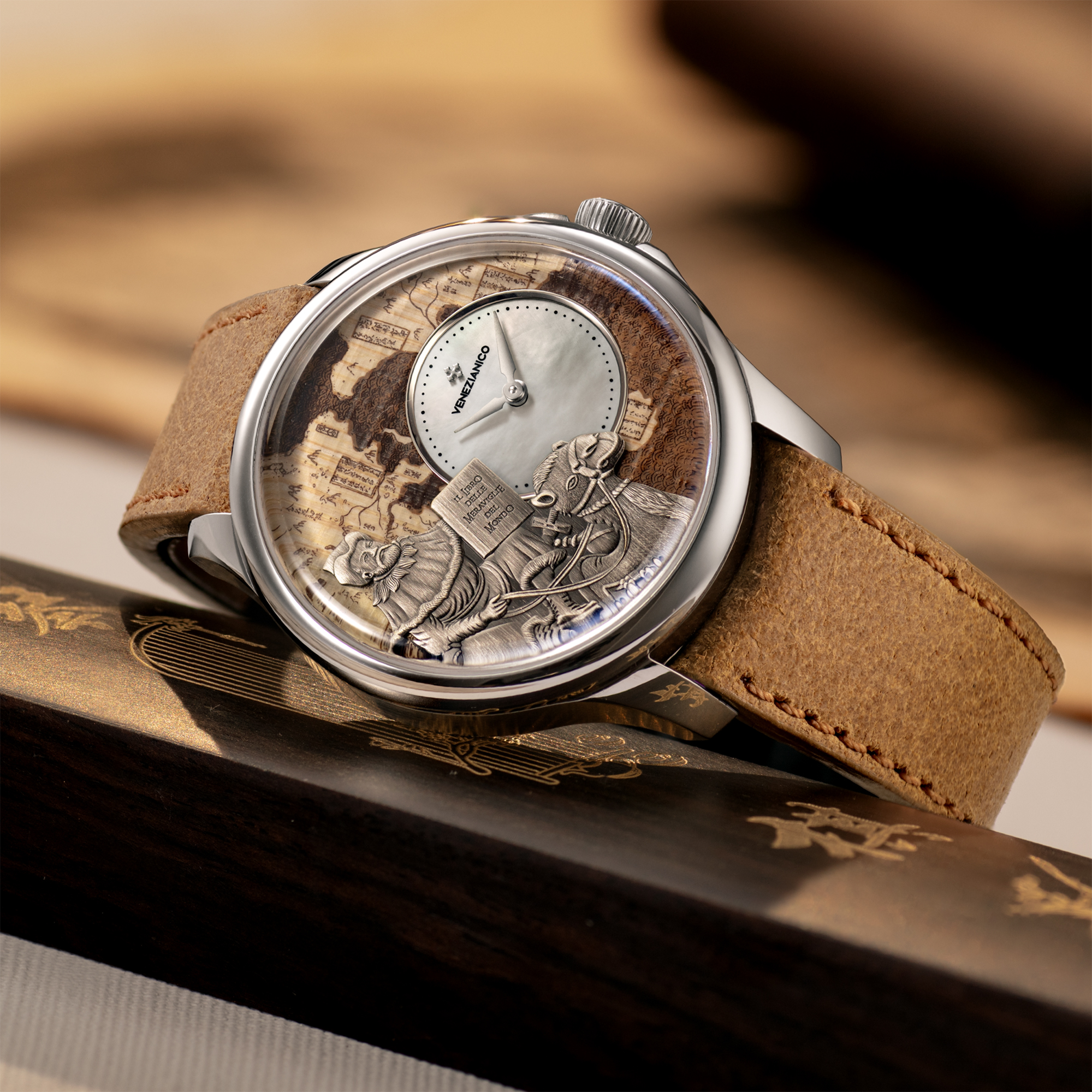 Marco Polo 700th Anniversary Limited Edition-SET męski zegarek Redentore pasek - miniatura 8