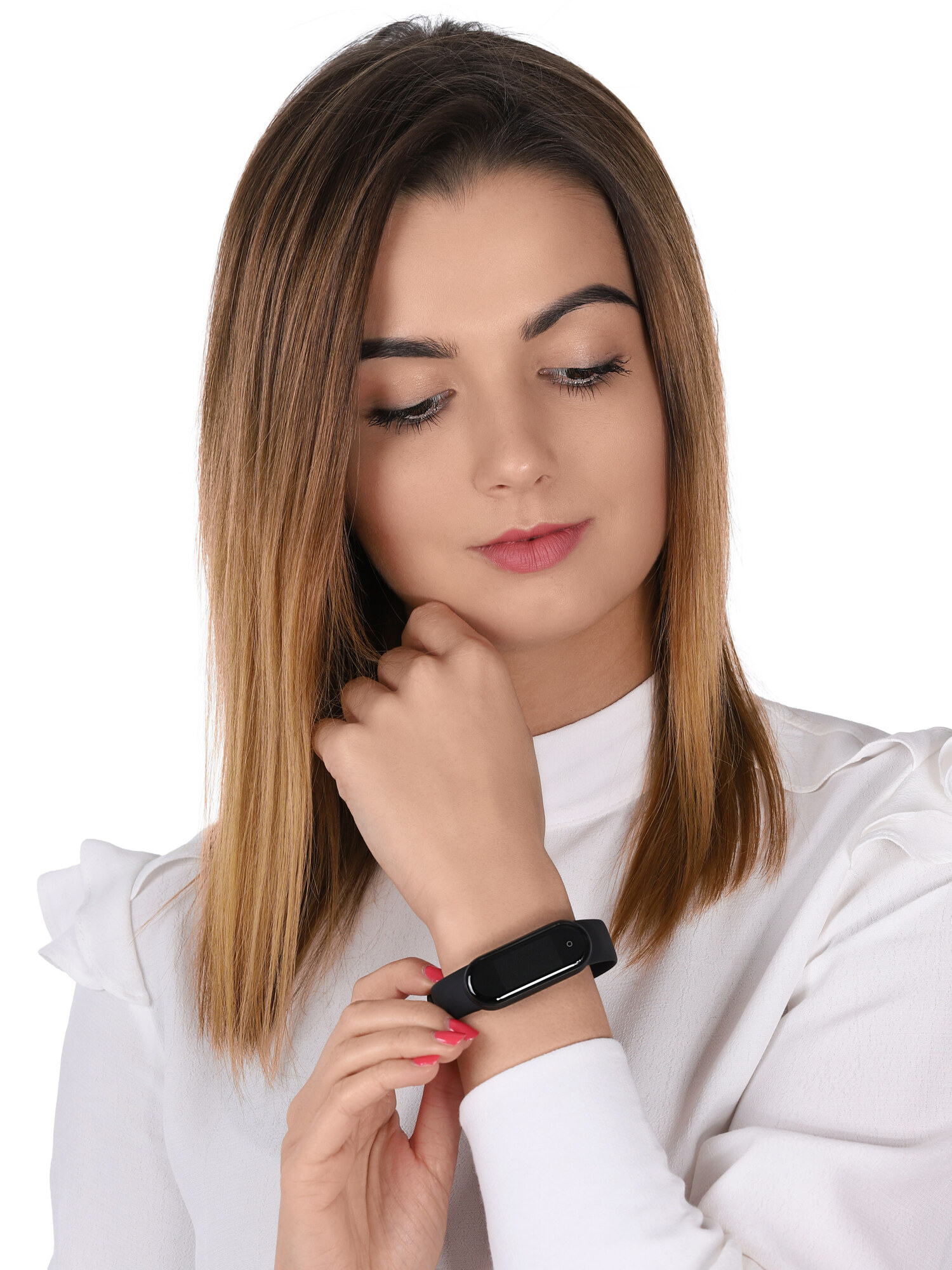 Marea B57007/1 zegarek czarny sportowy Smartband pasek - miniatura 2