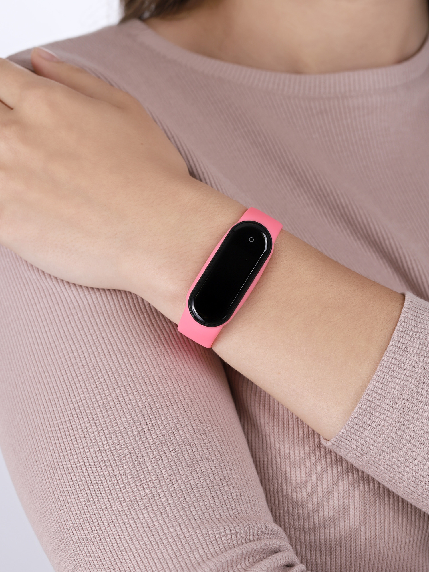 Marea B57007/6 zegarek różowy sportowy Smartband pasek - miniatura 3