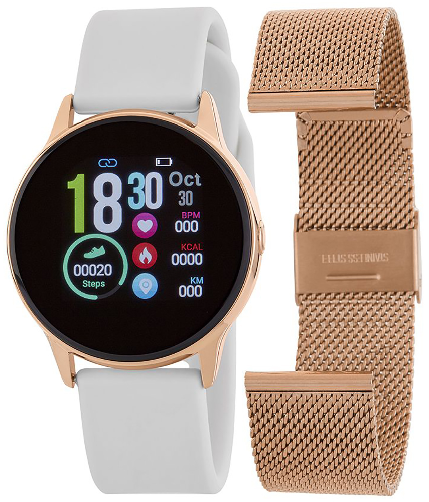 Marea Smartwatch Marea 39mm Biały + bransoleta Różowe złoto B58001/5