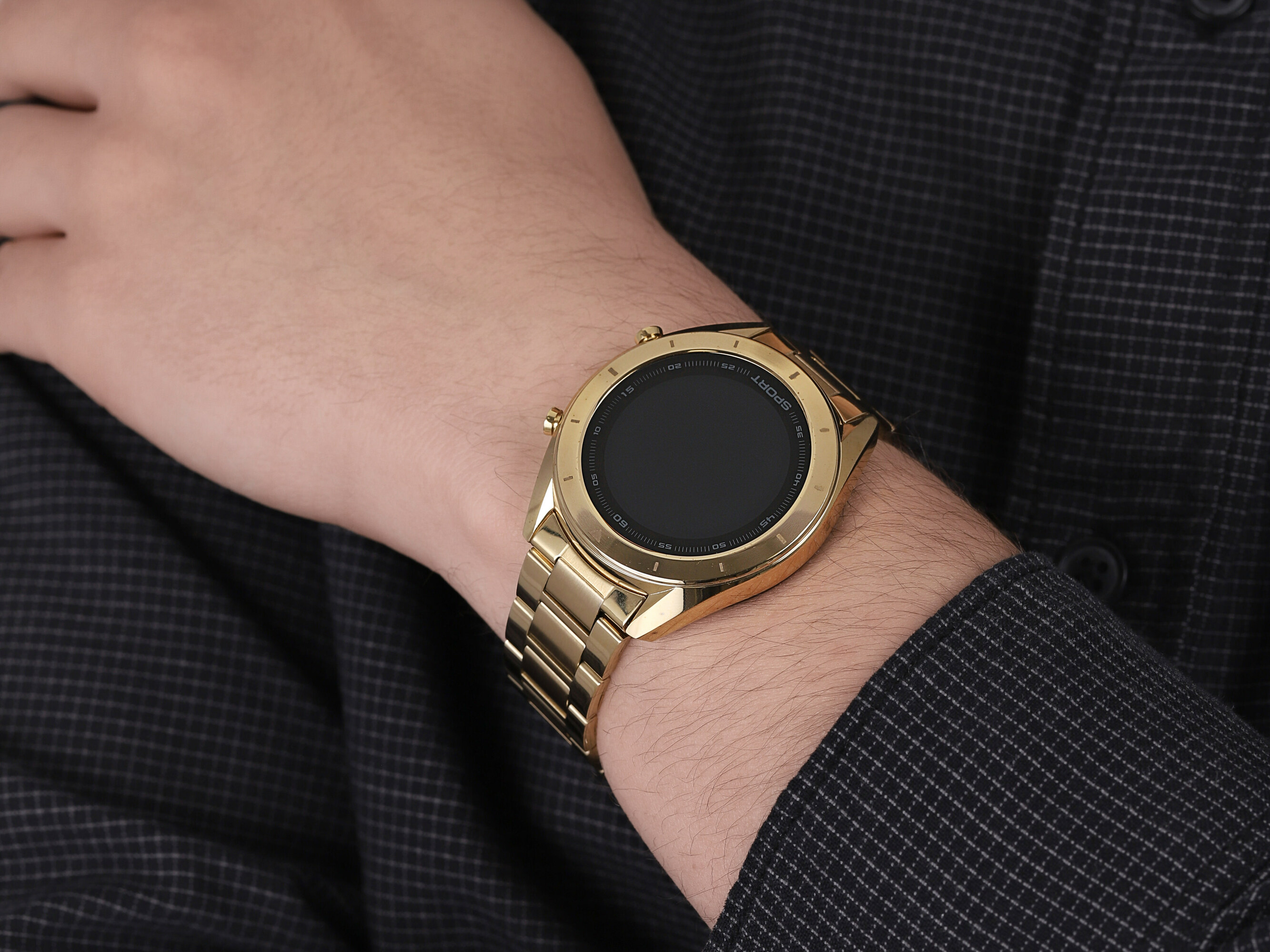 Marea B58004/3 zegarek złoty sportowy Smartwatch bransoleta