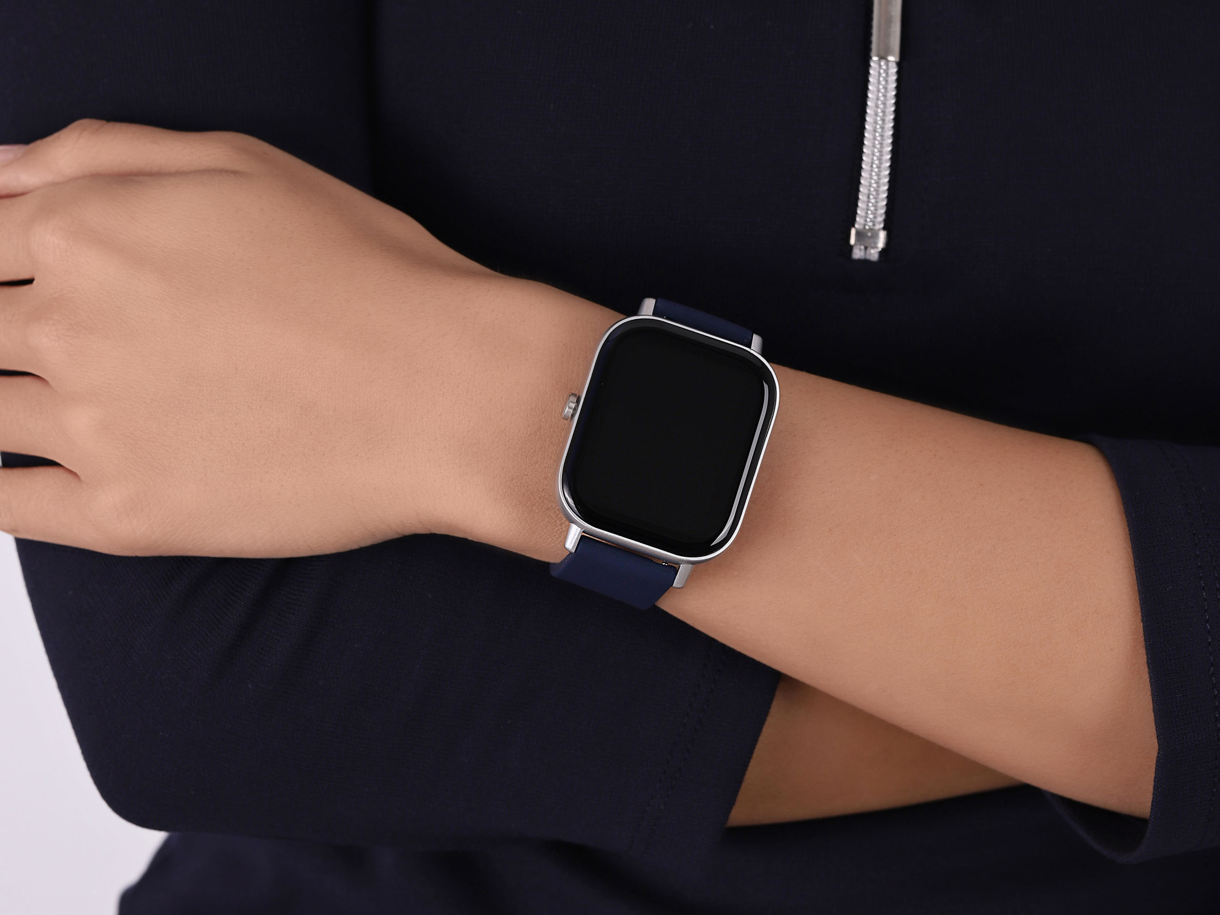 Marea B58006/6 zegarek srebrny sportowy Smartwatch pasek