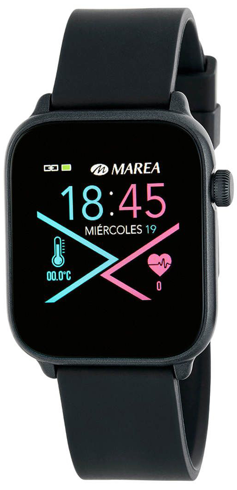 Marea Smartwatch Marea 42mm Czarny + pasek Czerwony B59004/1