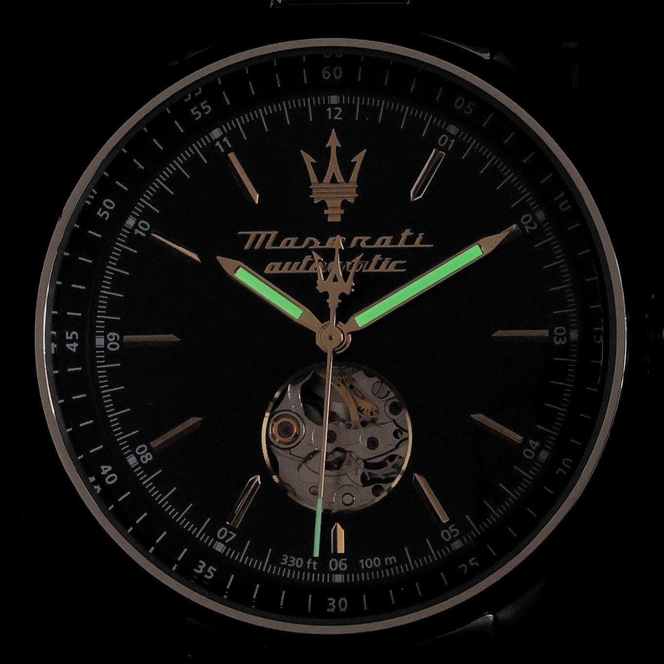 Maserati R8823124002 Sorpasso Open Heart Automatic Sorpasso klasyczny zegarek srebrny - miniatura 5