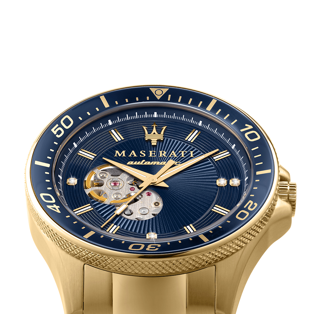 Maserati R8823140004 Sfida zegarek męski klasyczny szafirowe - miniatura 7