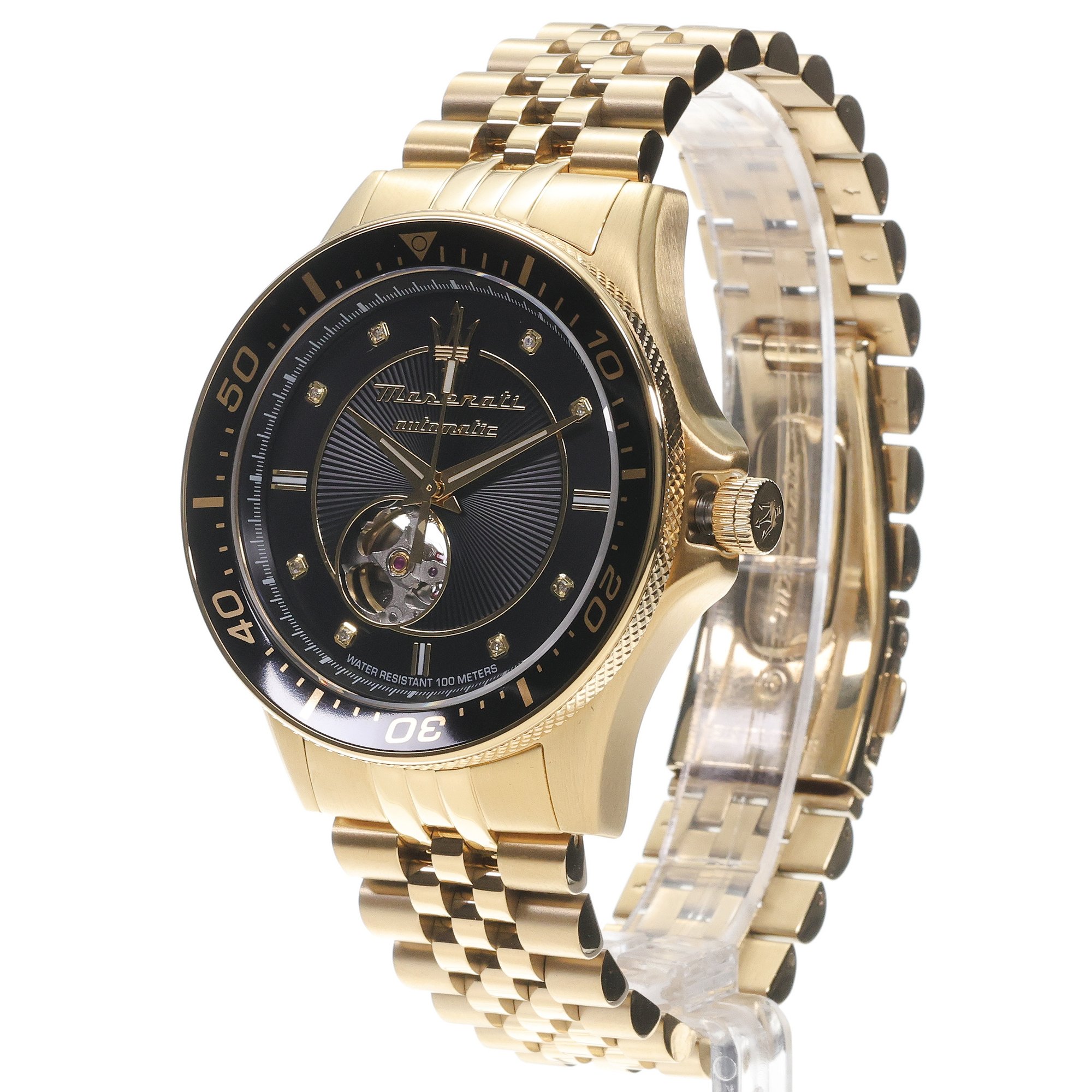 Maserati R8823140012 Sfida Sfida Open Heart Automatic SET zegarek męski klasyczny mineralne - miniatura 2