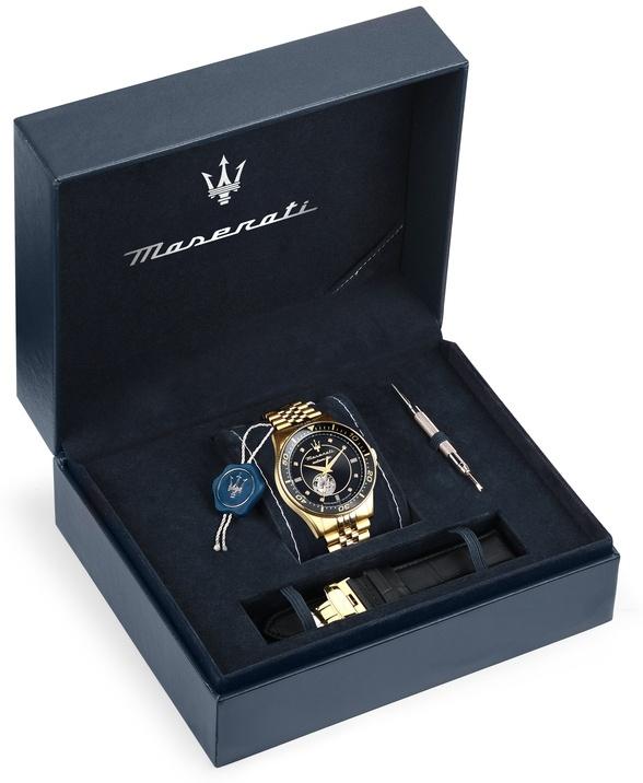 Maserati R8823140012 zegarek męski Sfida złoty - miniatura 12