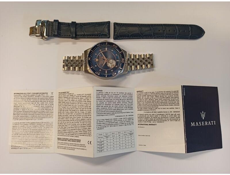 Maserati R8823140013 Sfida Open Heart Automatic SET zegarek męski klasyczny mineralne - miniatura 11