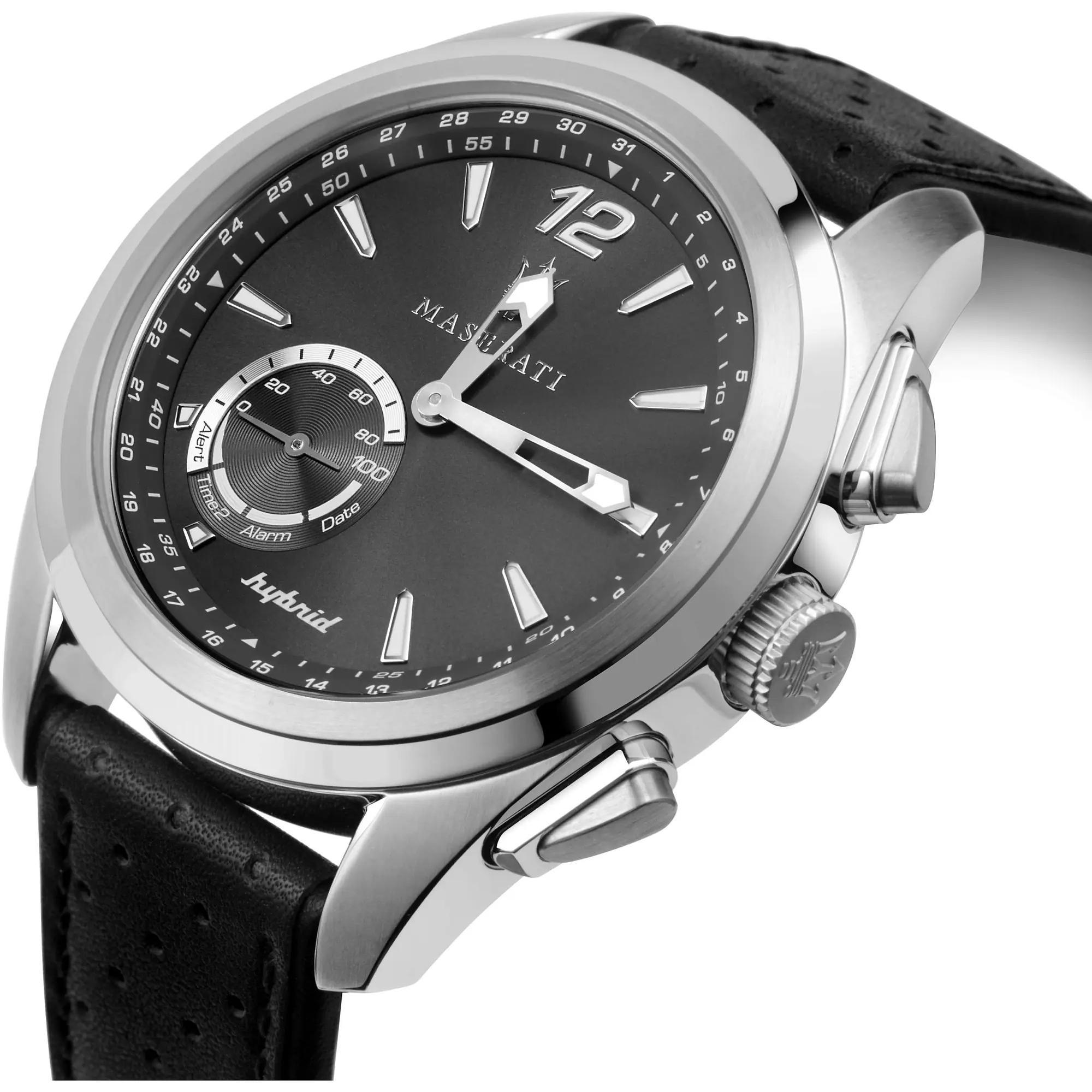 Maserati R8851112001 smartwatch srebrny klasyczny Traguardo pasek - miniatura 4
