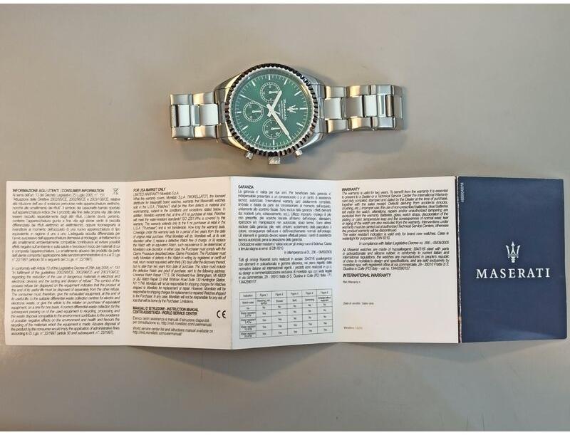 Maserati R8853100044 zegarek męski klasyczny Competizione bransoleta