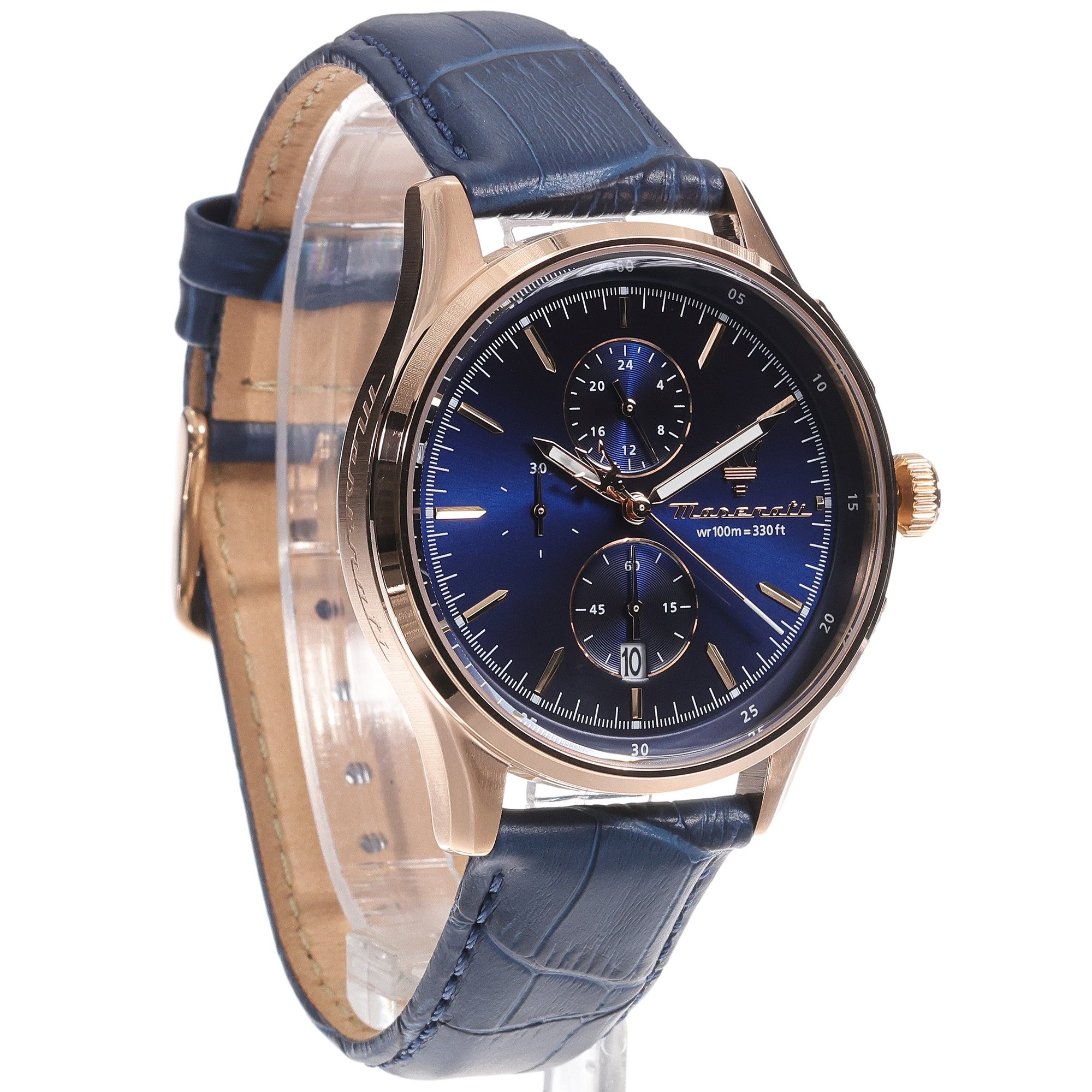 Maserati R8871624009 zegarek różowe złoto sportowy Sorpasso pasek - miniatura 3