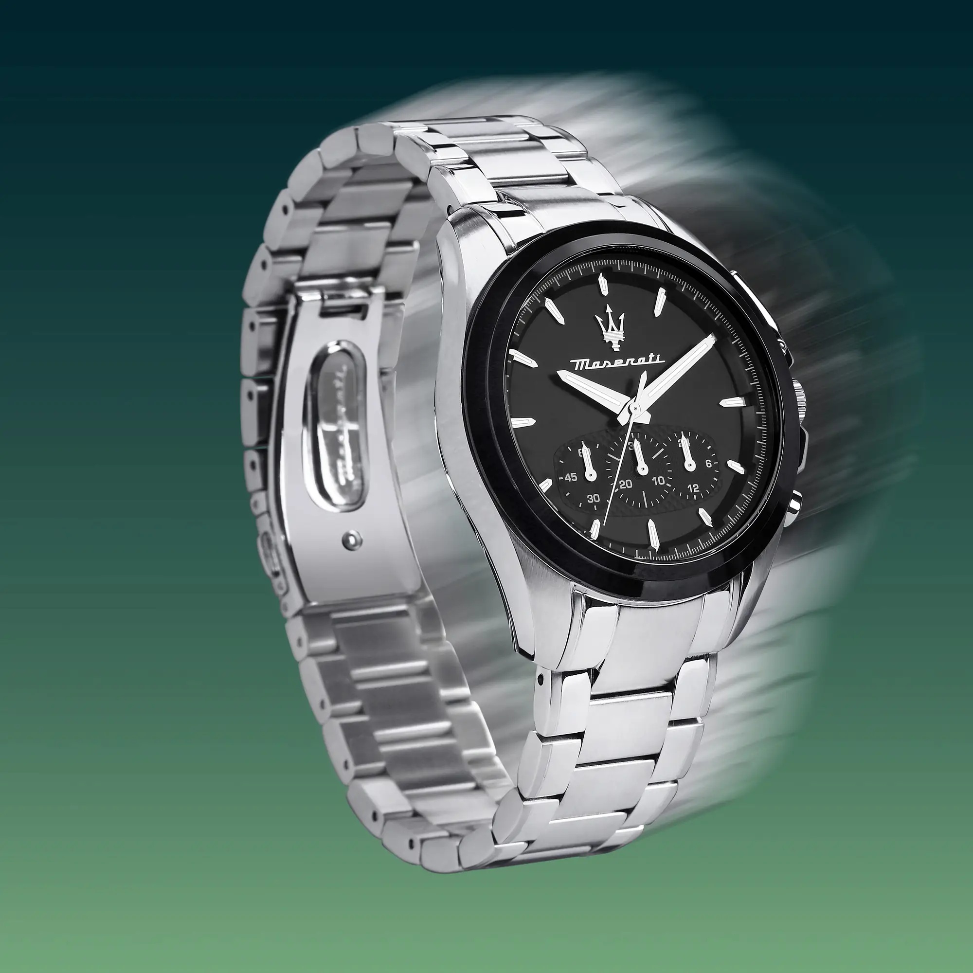 Maserati R8873612066 Traguardo Chronograph Traguardo sportowy zegarek srebrny - miniatura 9