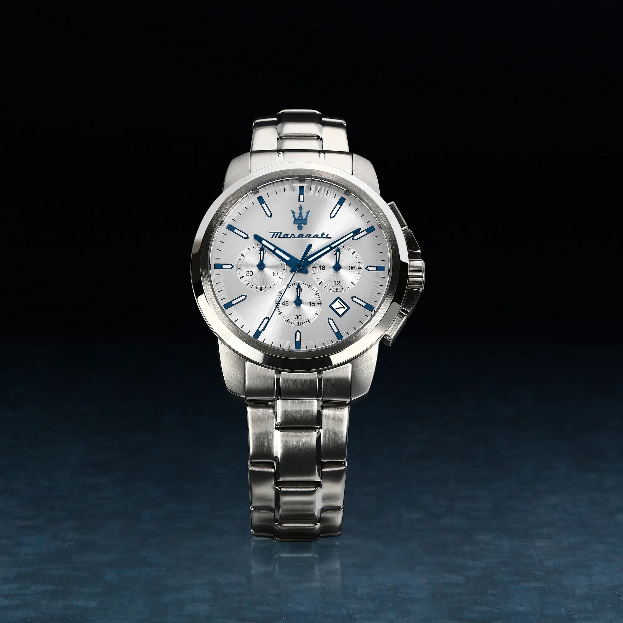 Maserati R8873621048 Successo Chronograph Successo sportowy zegarek srebrny
