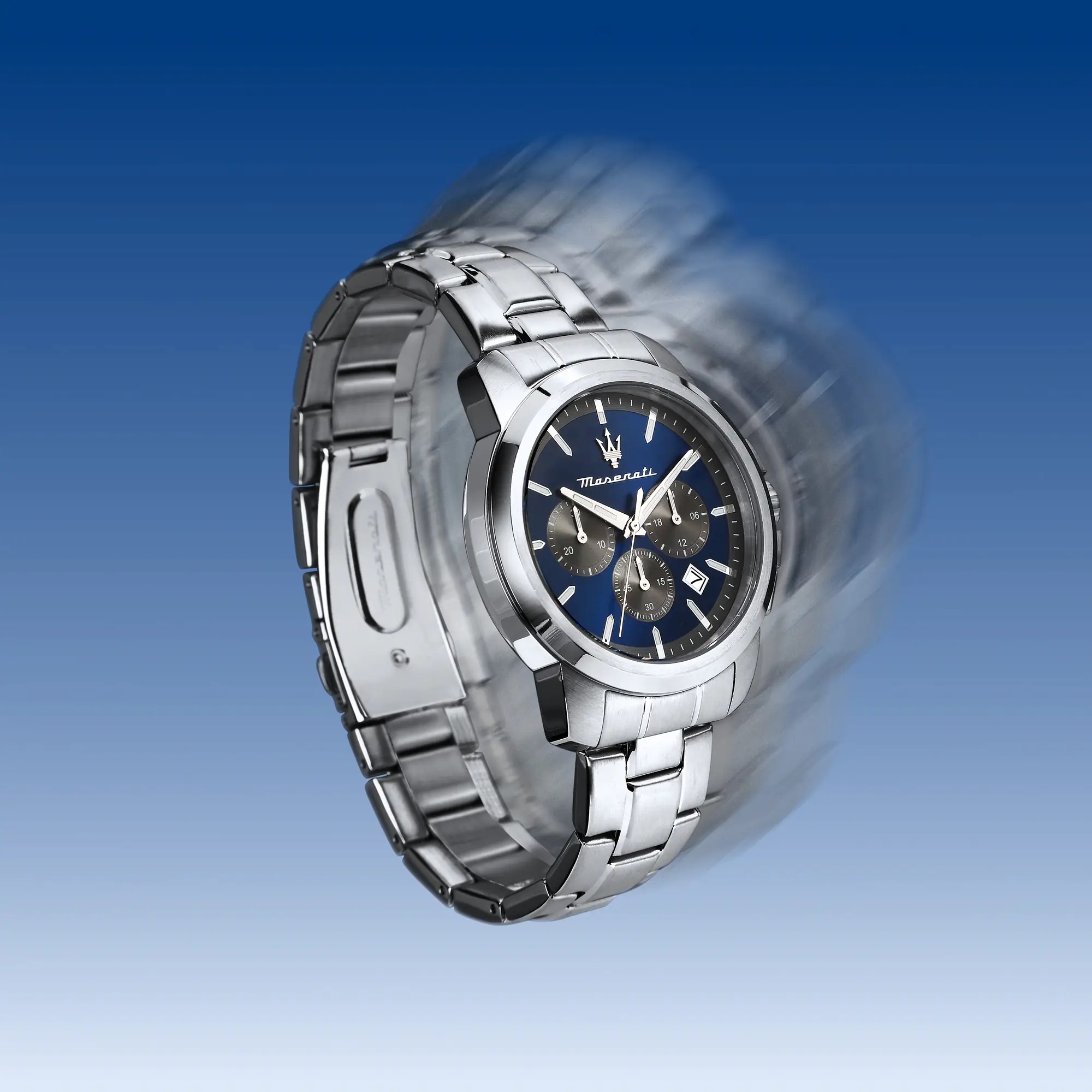 Maserati R8873621051 Successo Chronograph Successo sportowy zegarek srebrny - miniatura 9