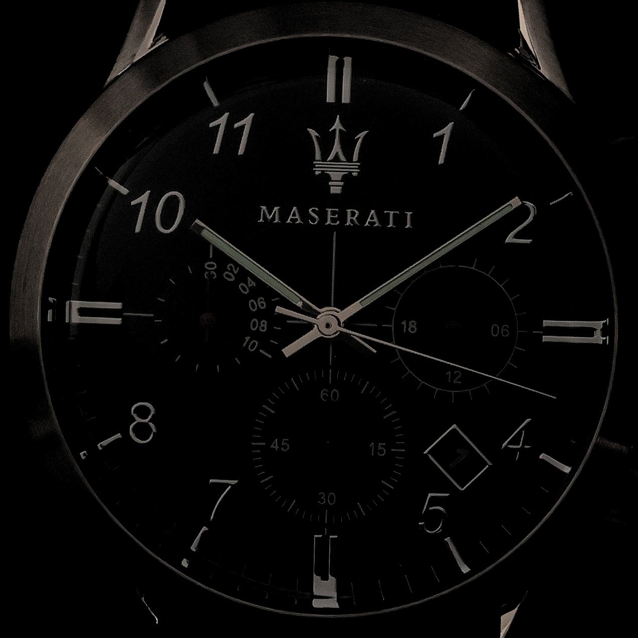 Maserati R8873625003 zegarek srebrny sportowy Ricordo bransoleta - miniatura 5