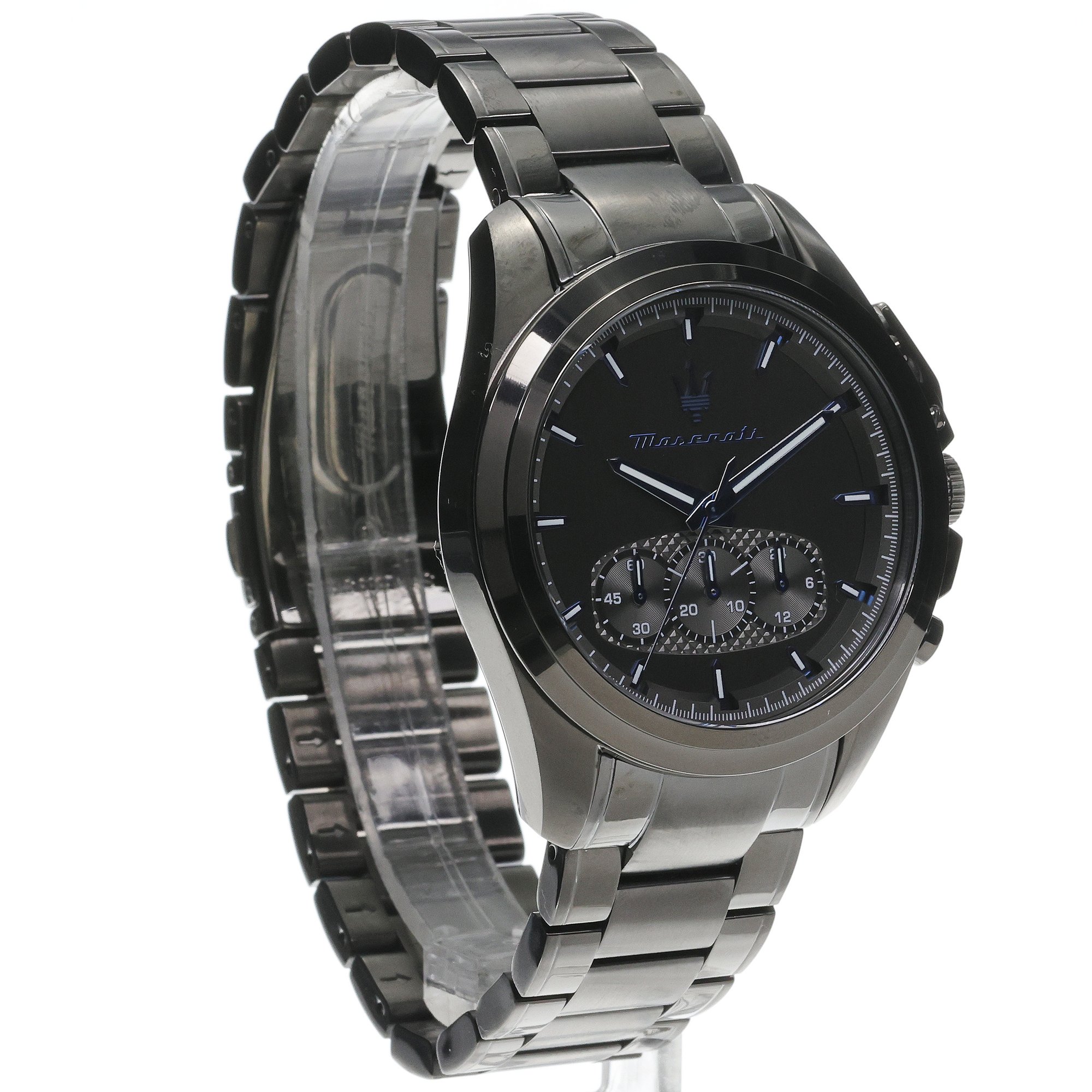 Maserati R8873654001 zegarek czarny sportowy Dark Edition bransoleta - miniatura 3