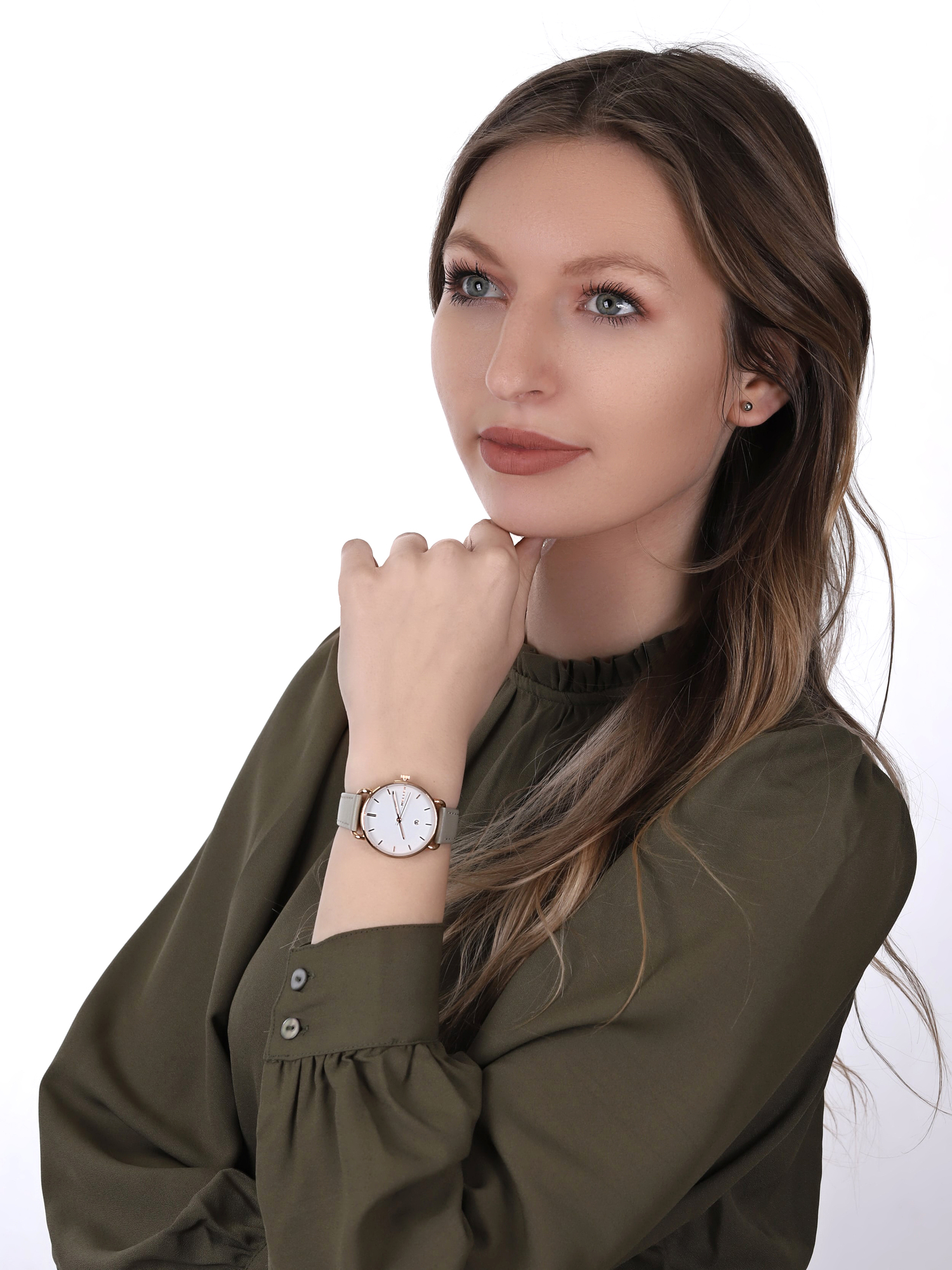Meller W3R-1GREY zegarek damski Denka różowe złoto