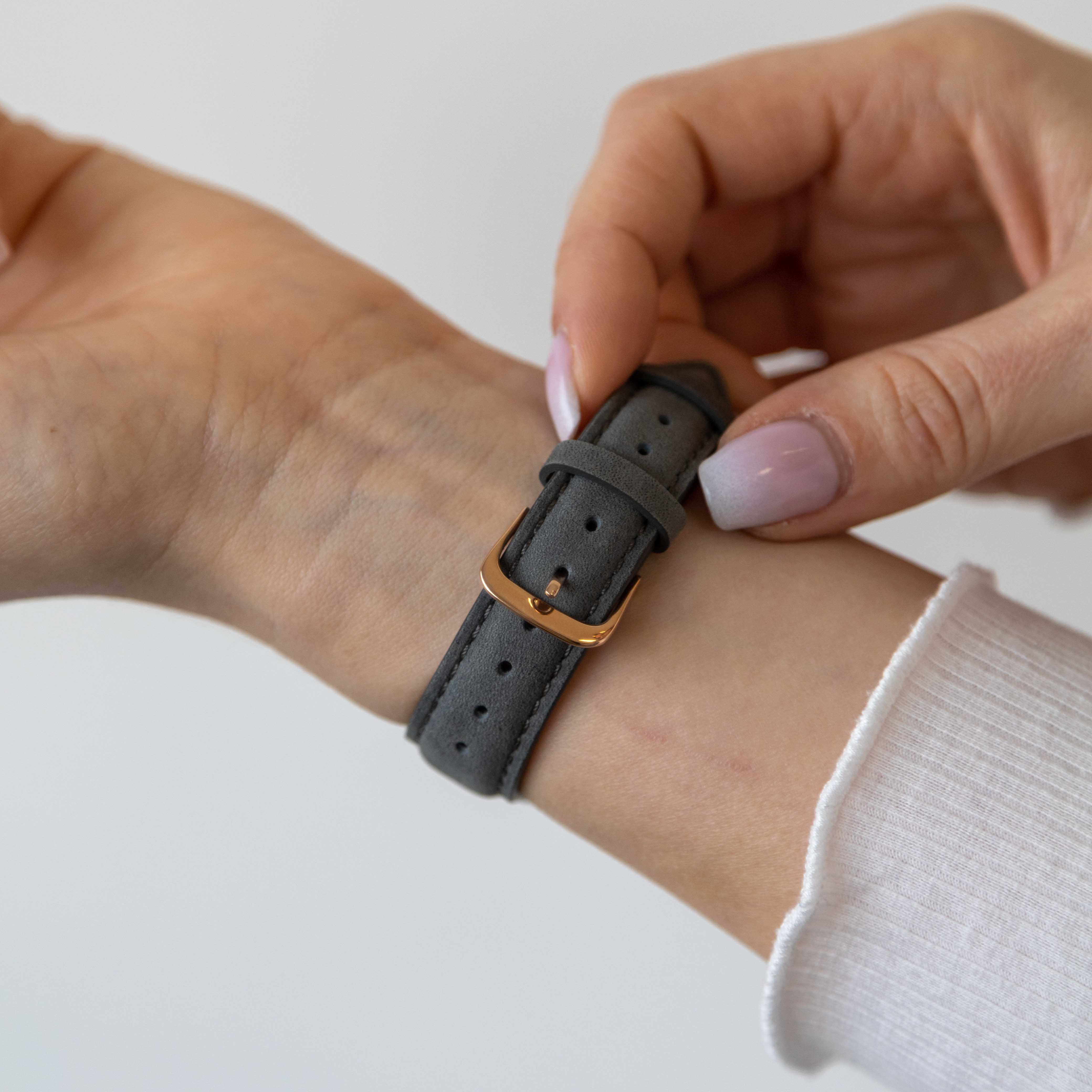 Meller W9RB-1GREY Maya Roos Grey Maya klasyczny zegarek różowe złoto