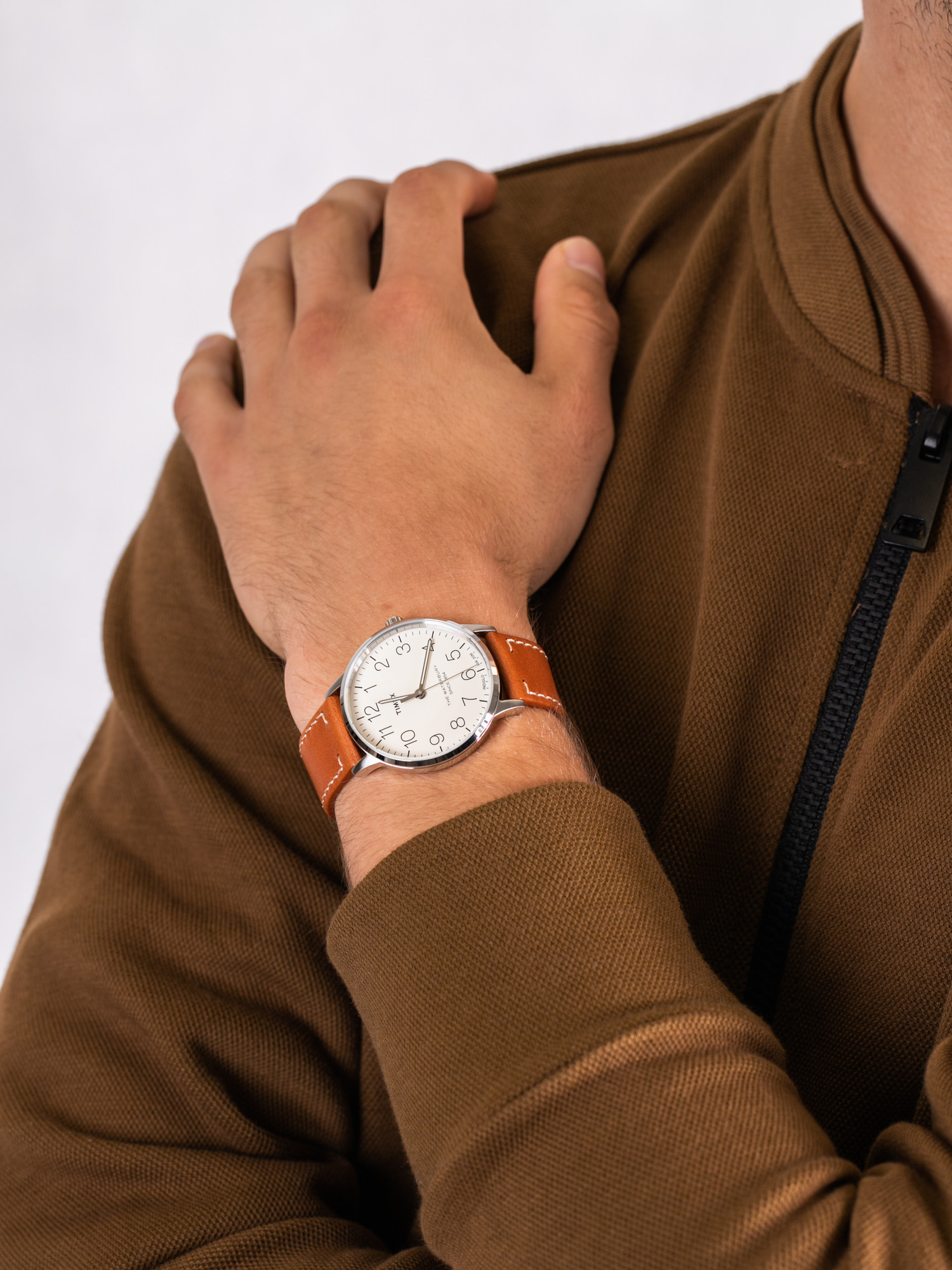 Timex TW2R25600 męski zegarek Waterbury pasek
