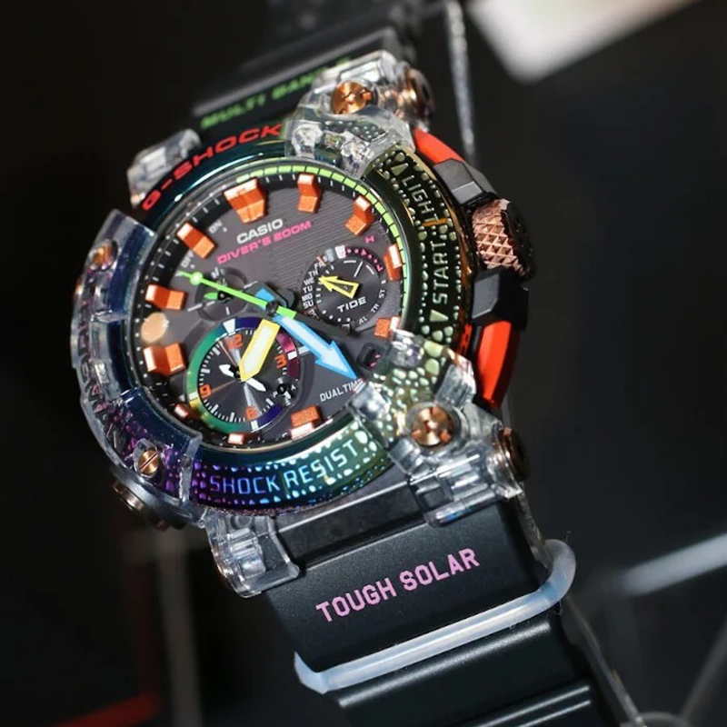 zegarek G-Shock GWF-A1000BRT-1AER solar męski G-SHOCK Master of G G-Shock Frogman Borneo Rainbow Toad Limited Edition - miniatura 6