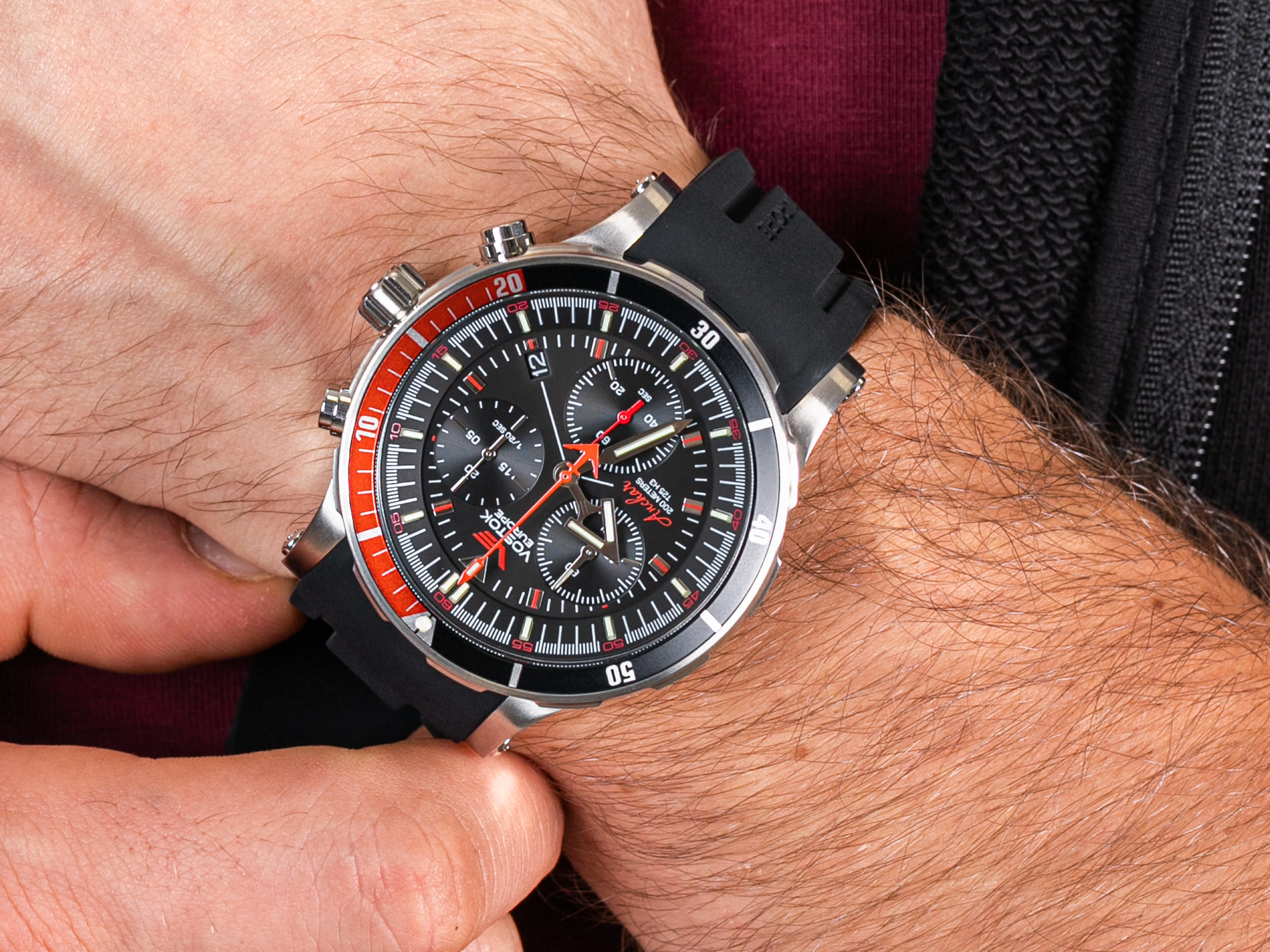 zegarek Vostok Europe 6S30-5105201 srebrny Anchar - miniatura 4
