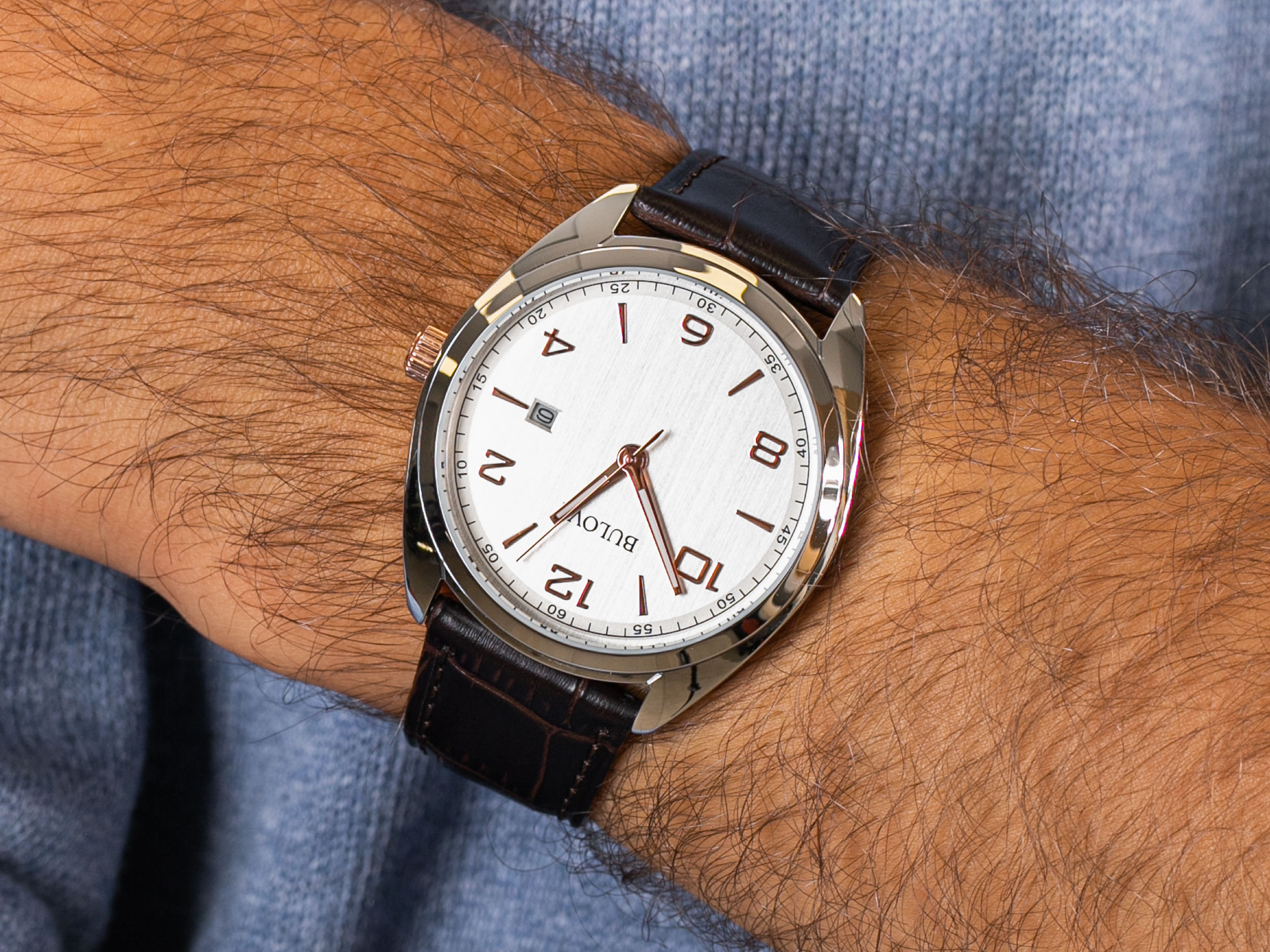 Bulova 98B347 zegarek klasyczny Classic - miniatura 4