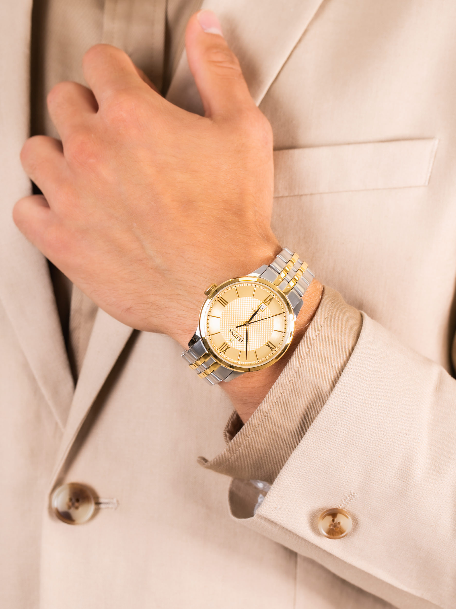 Festina F20483-1 męski zegarek Classic bransoleta - miniatura 3