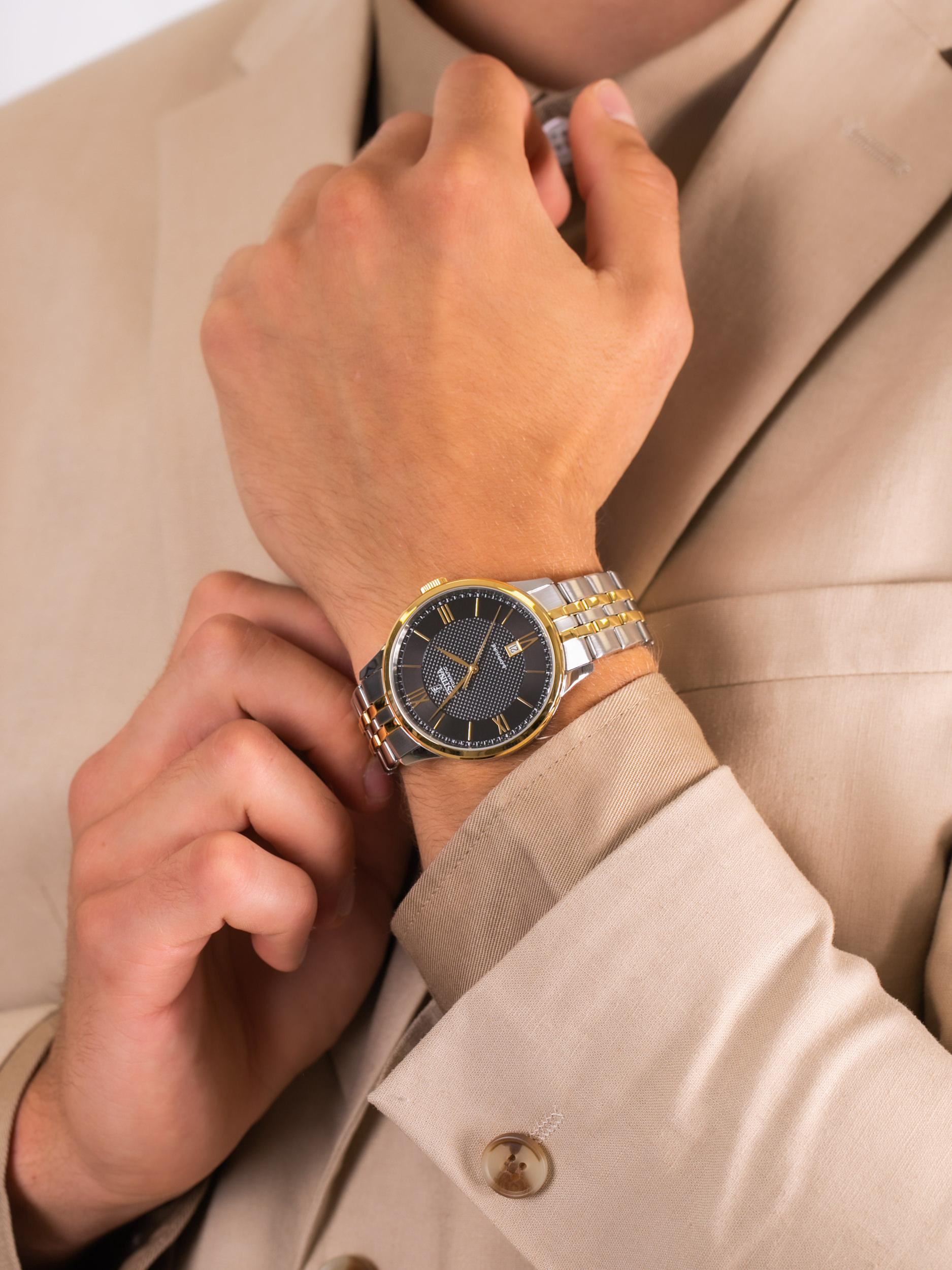 Festina F20483-3 męski zegarek Classic bransoleta - miniatura 3