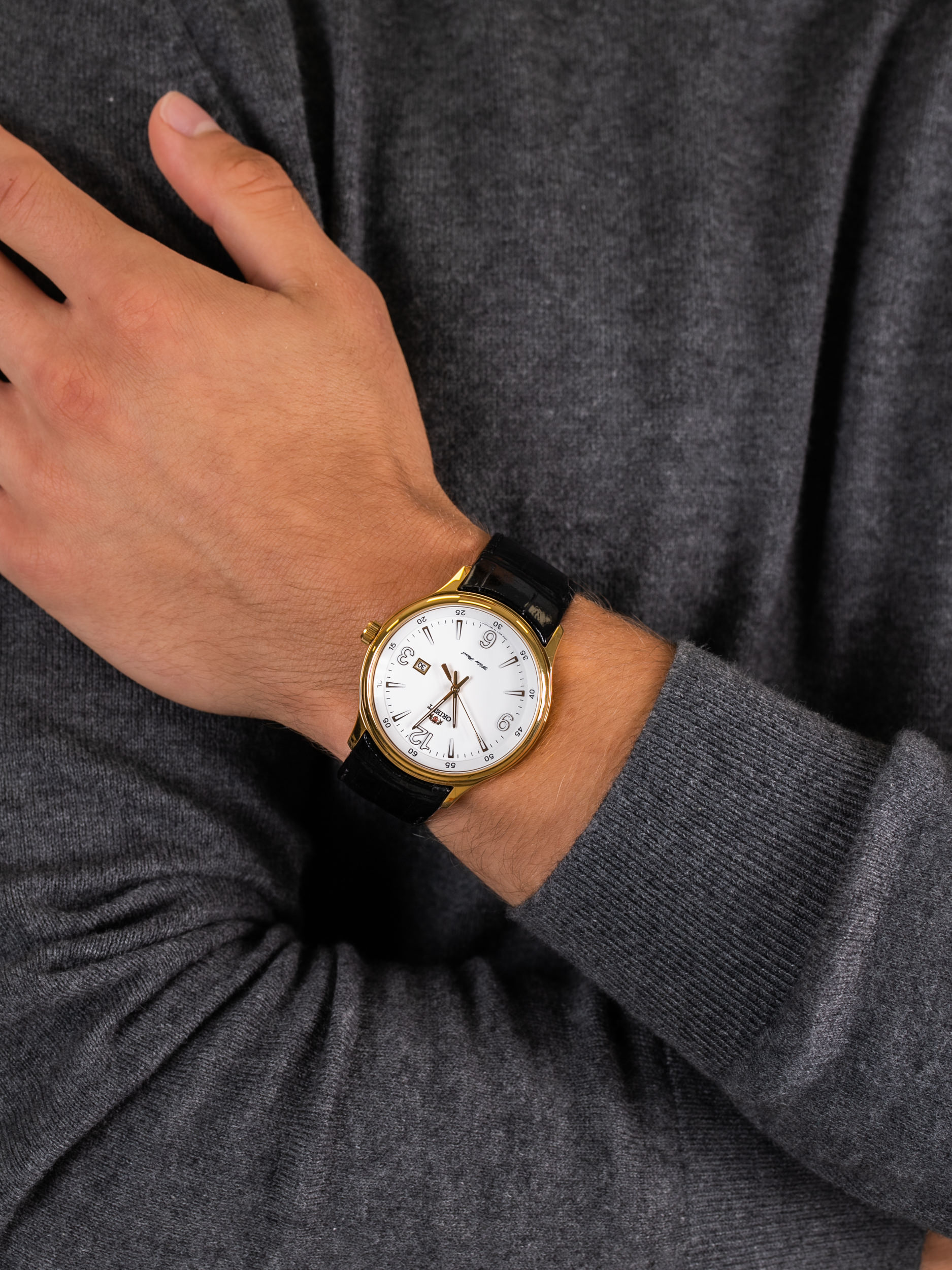 Orient FUNC7007W0 męski zegarek Classic pasek - miniatura 3