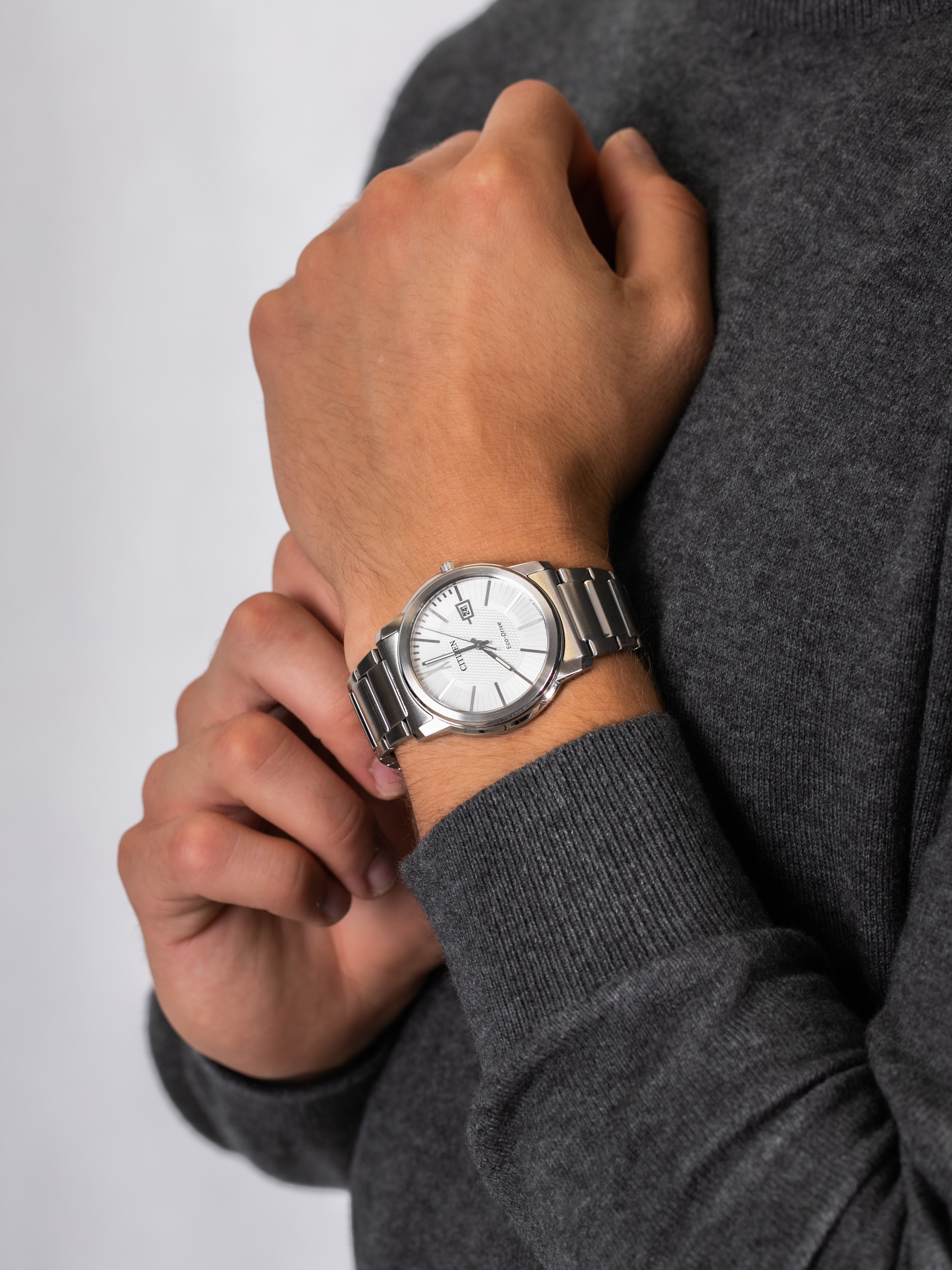 Citizen AW1210-58A męski zegarek Ecodrive bransoleta - miniatura 3