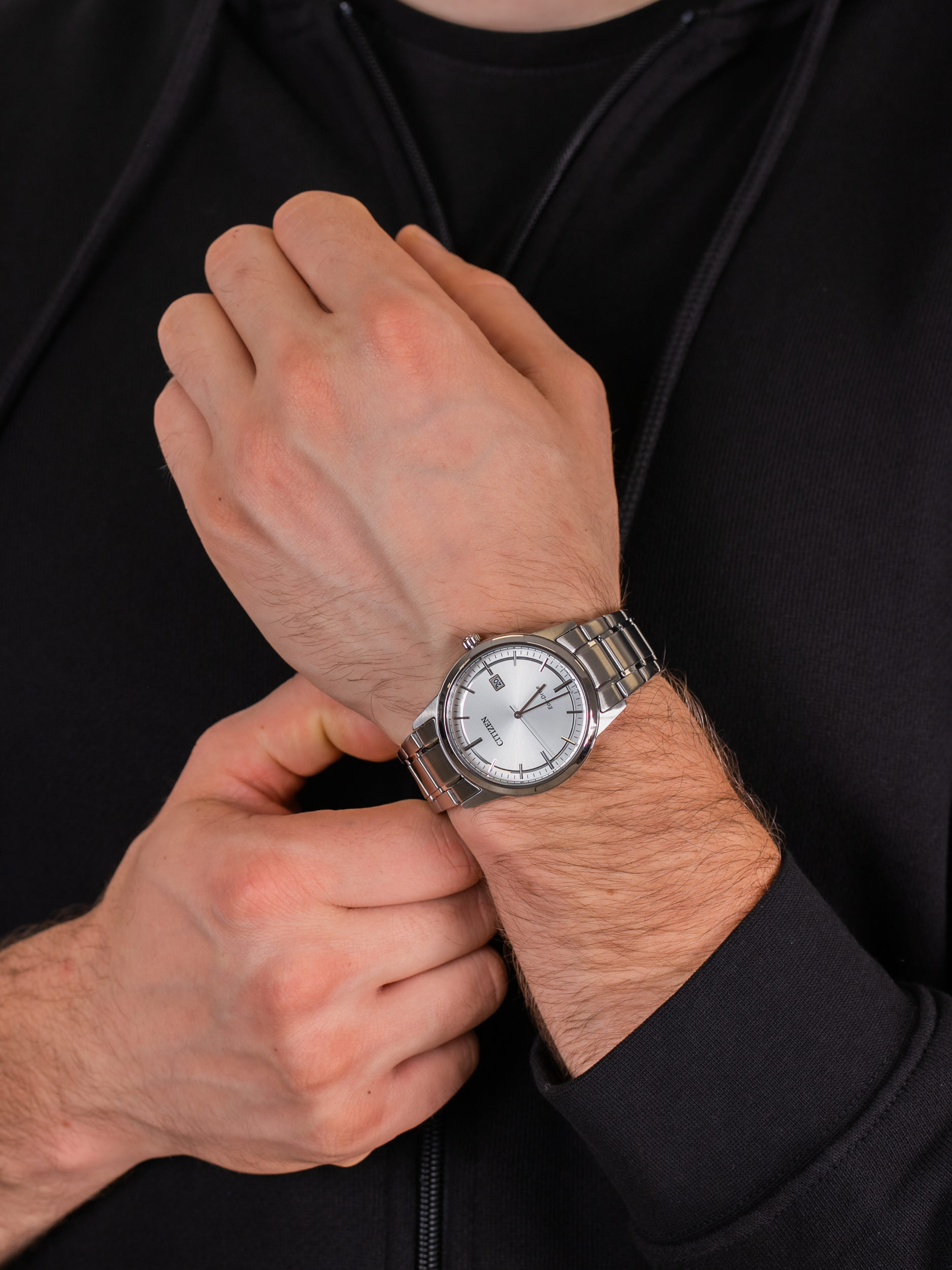 Citizen AW1231-58A męski zegarek Ecodrive bransoleta - miniatura 3
