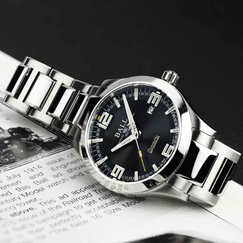 zegarek Ball NM2032C-SCA-BK automatyczny męski Engineer M Challenger (40mm) - miniatura 6