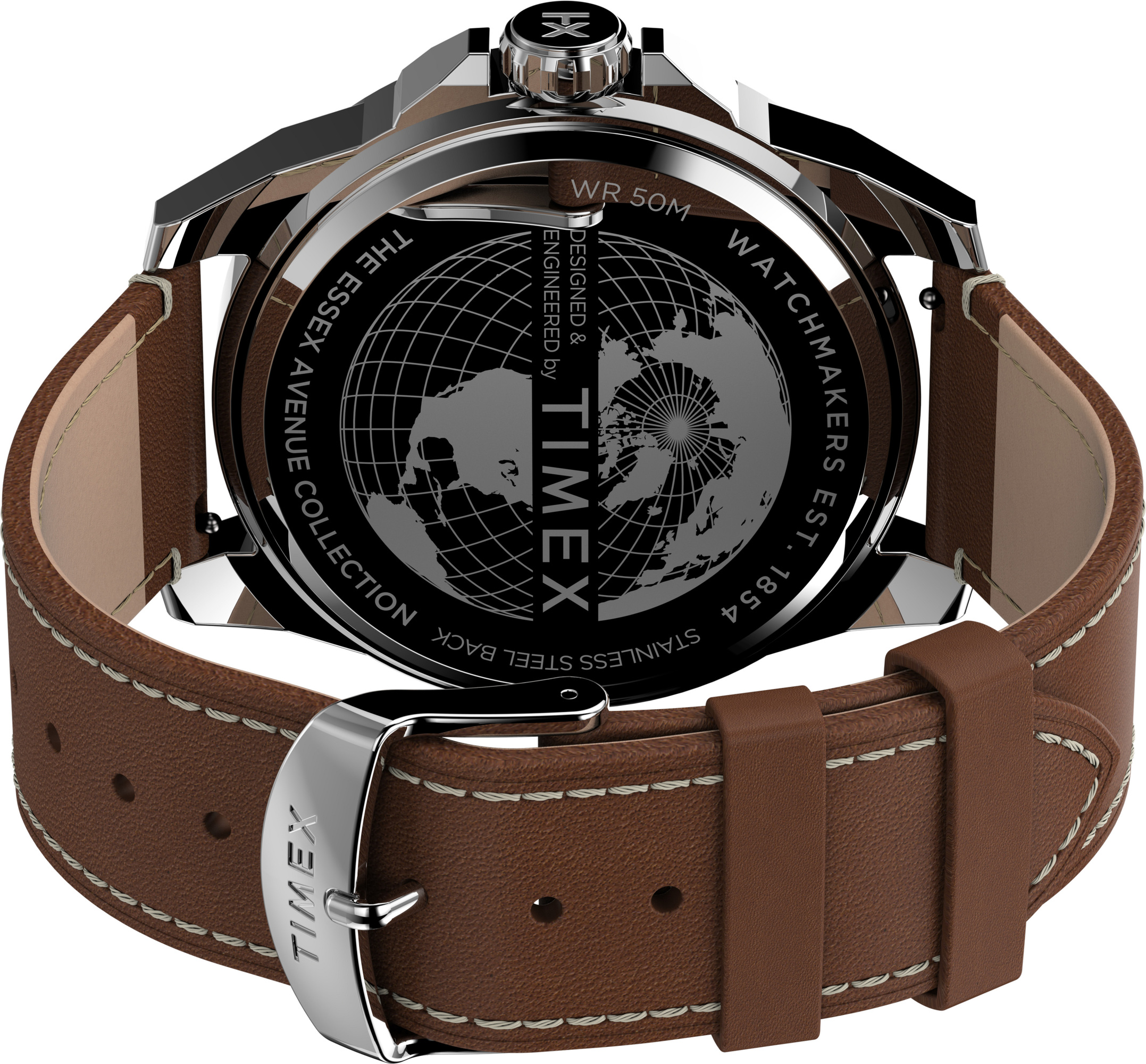 Timex TW2U42800 męski zegarek Essex Avenue pasek - miniatura 8