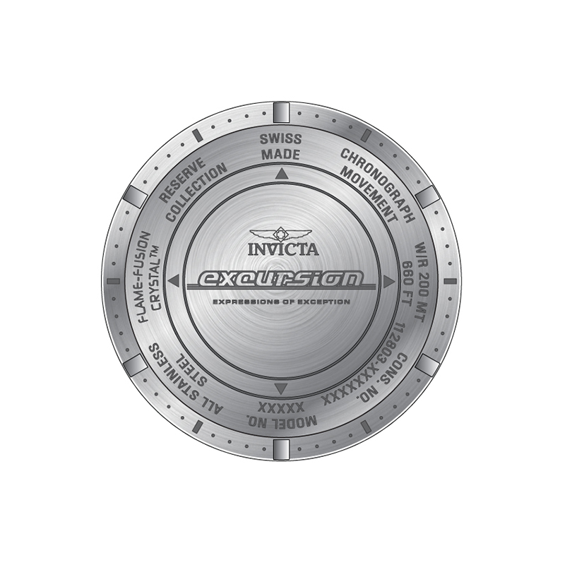 Invicta 18202 zegarek srebrny klasyczny Excursion pasek - miniatura 5